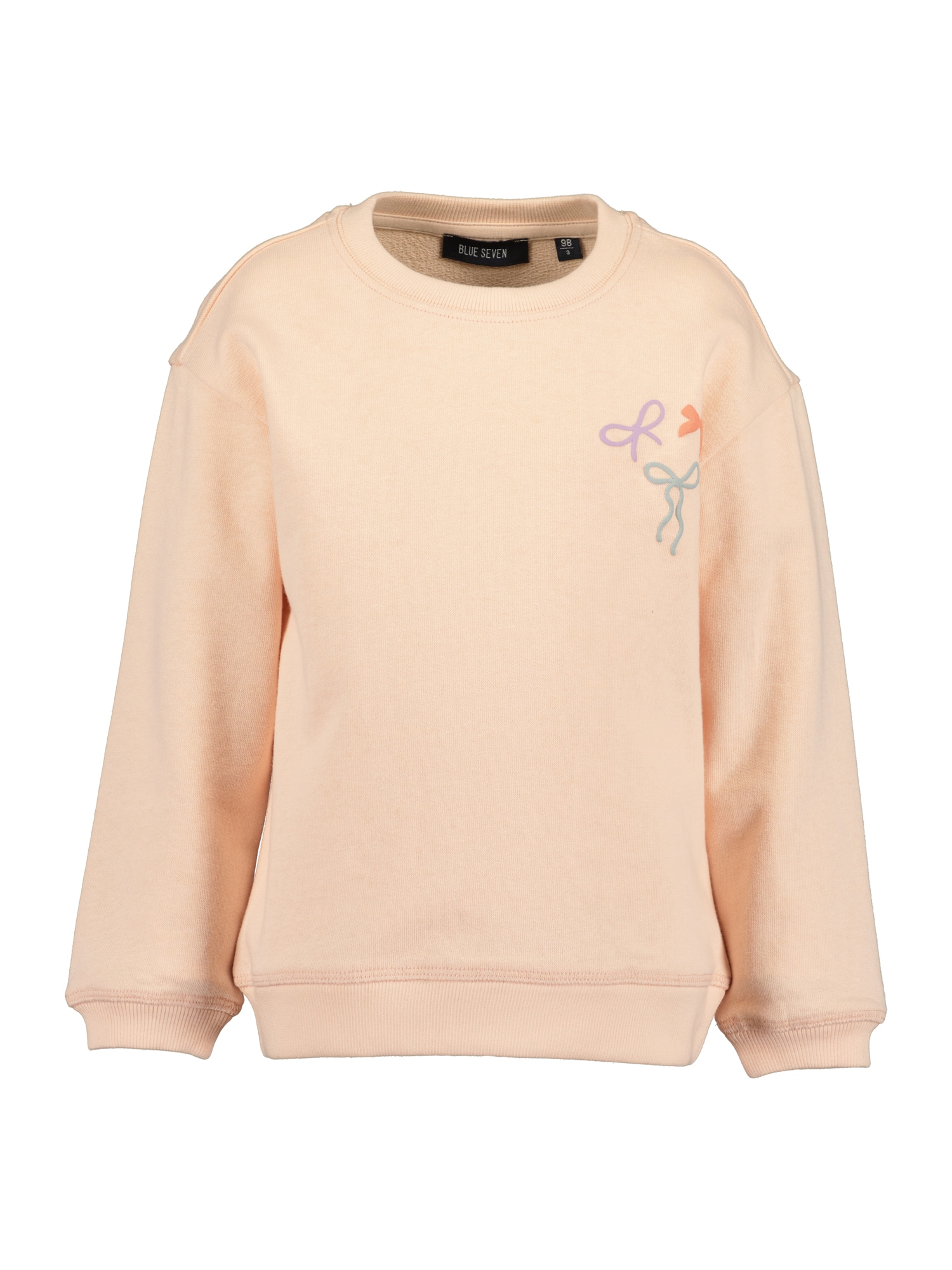 BLUE SEVEN Bluză de molton  roz pudră