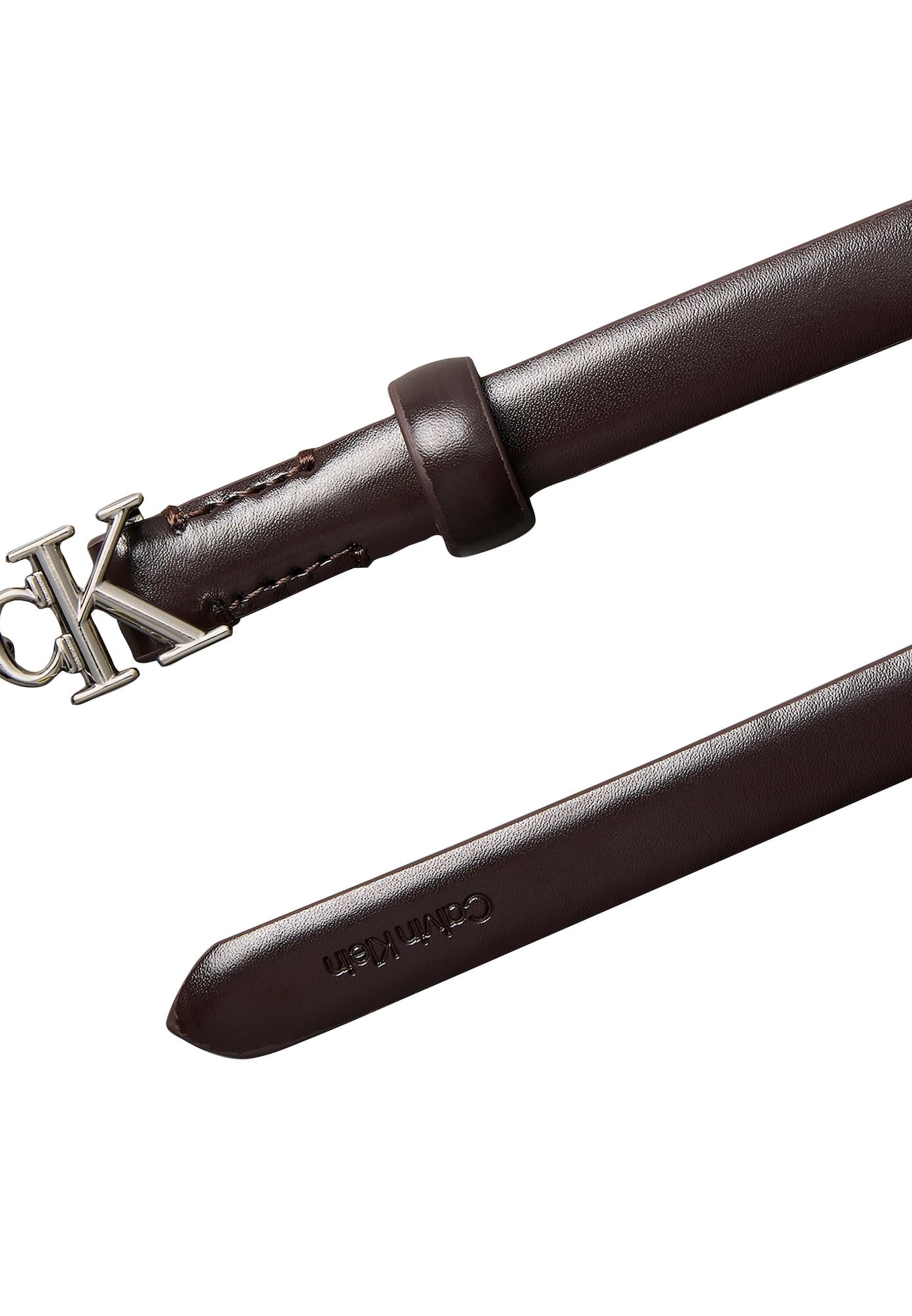 Calvin Klein Cinturón marrón oscuro – imagen 4