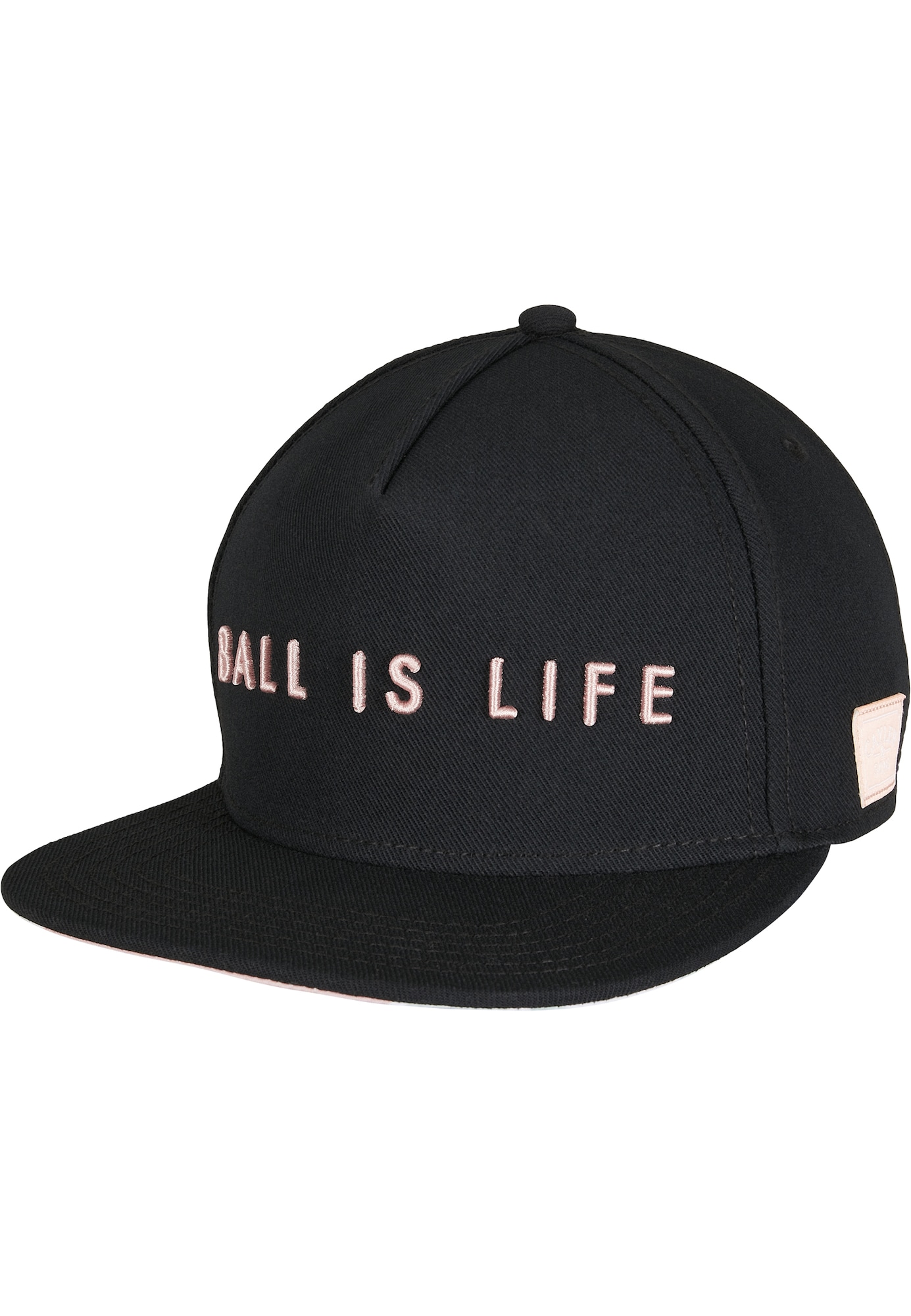 Cayler & Sons Kepurė 'Ball Is Life' juoda / rožių spalva