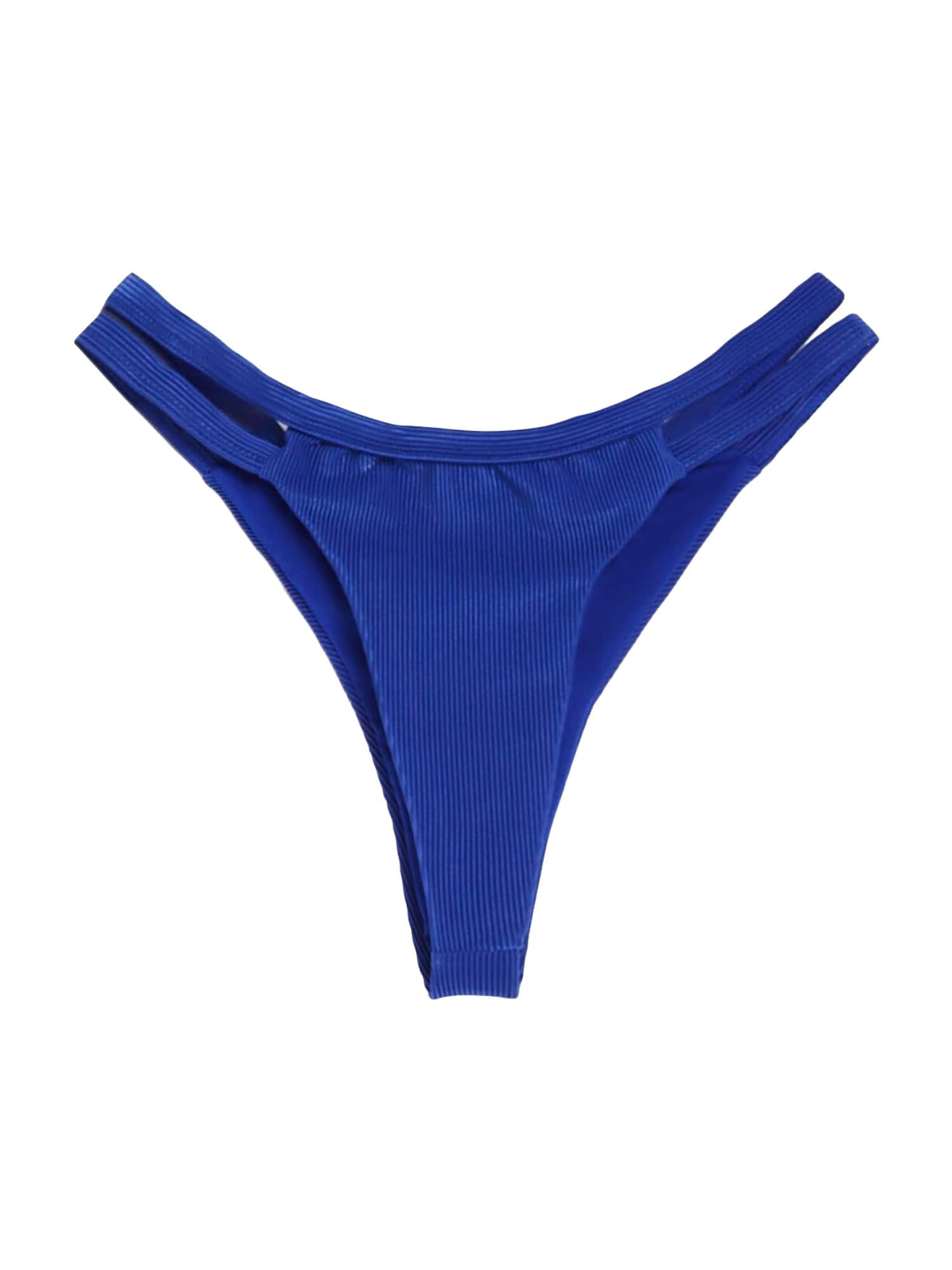 Bershka Bikini hlačke  modra