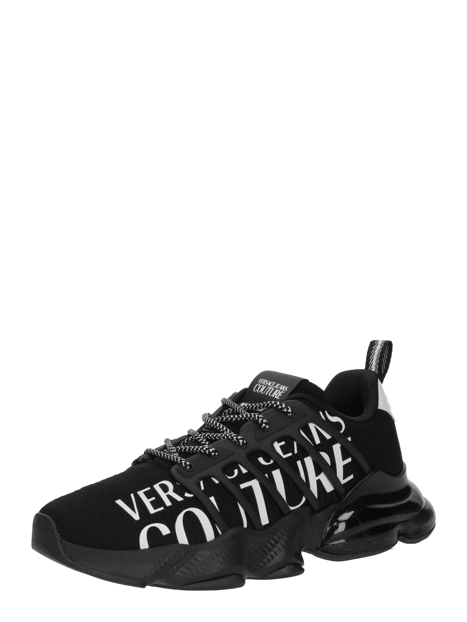 Versace Jeans Couture Rövid szárú sportcipők 'NOMO'  fekete / fehér akciós termékkép 1