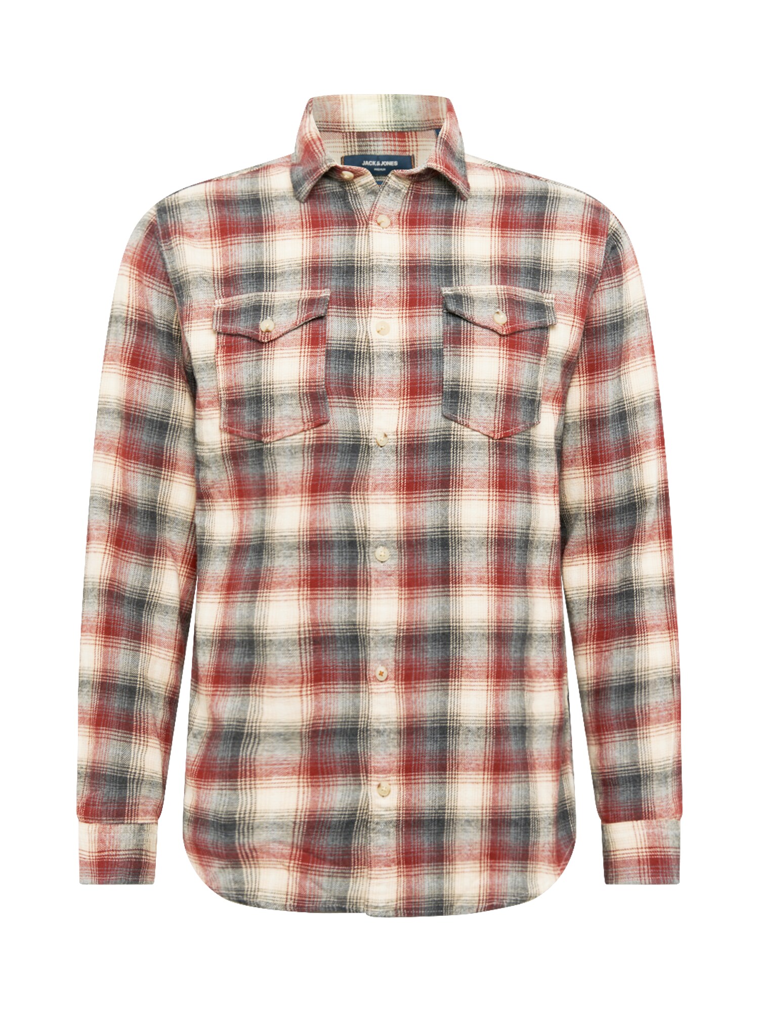 JACK & JONES Dalykiniai marškiniai 'Blurory'  smėlio