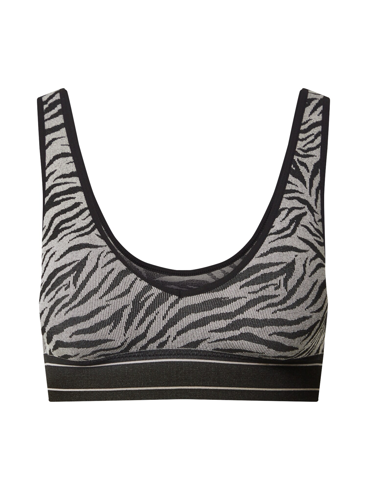 Hunkemöller Liemenėlė 'Eliza'  šviesiai pilka / juoda / balta