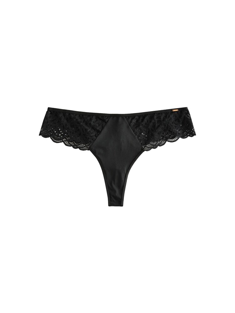 Lipsy Thong Damen Größe XXS schwarz Winterschuhe