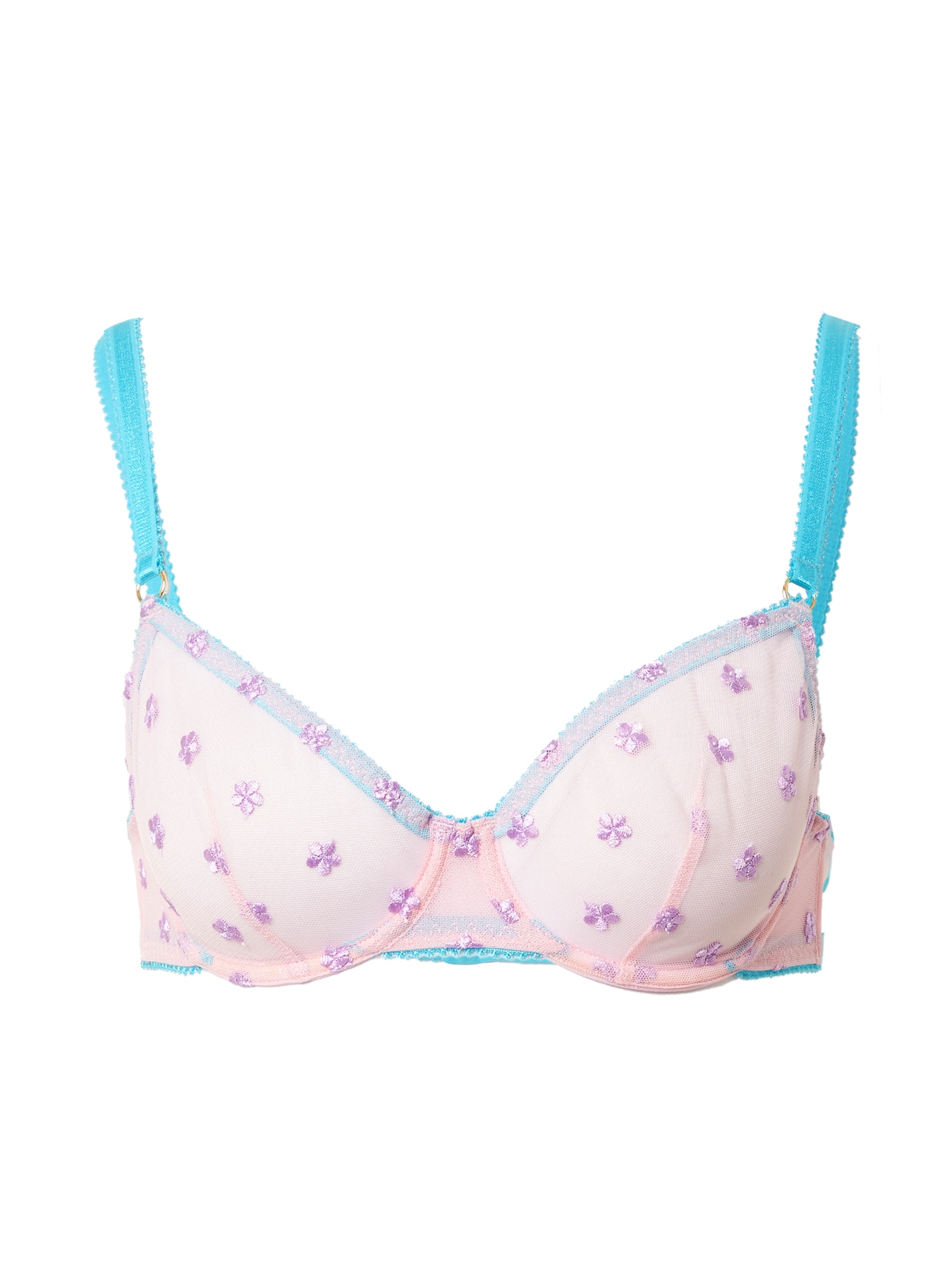 Dora Larsen Sutien BETH  cyan / roz