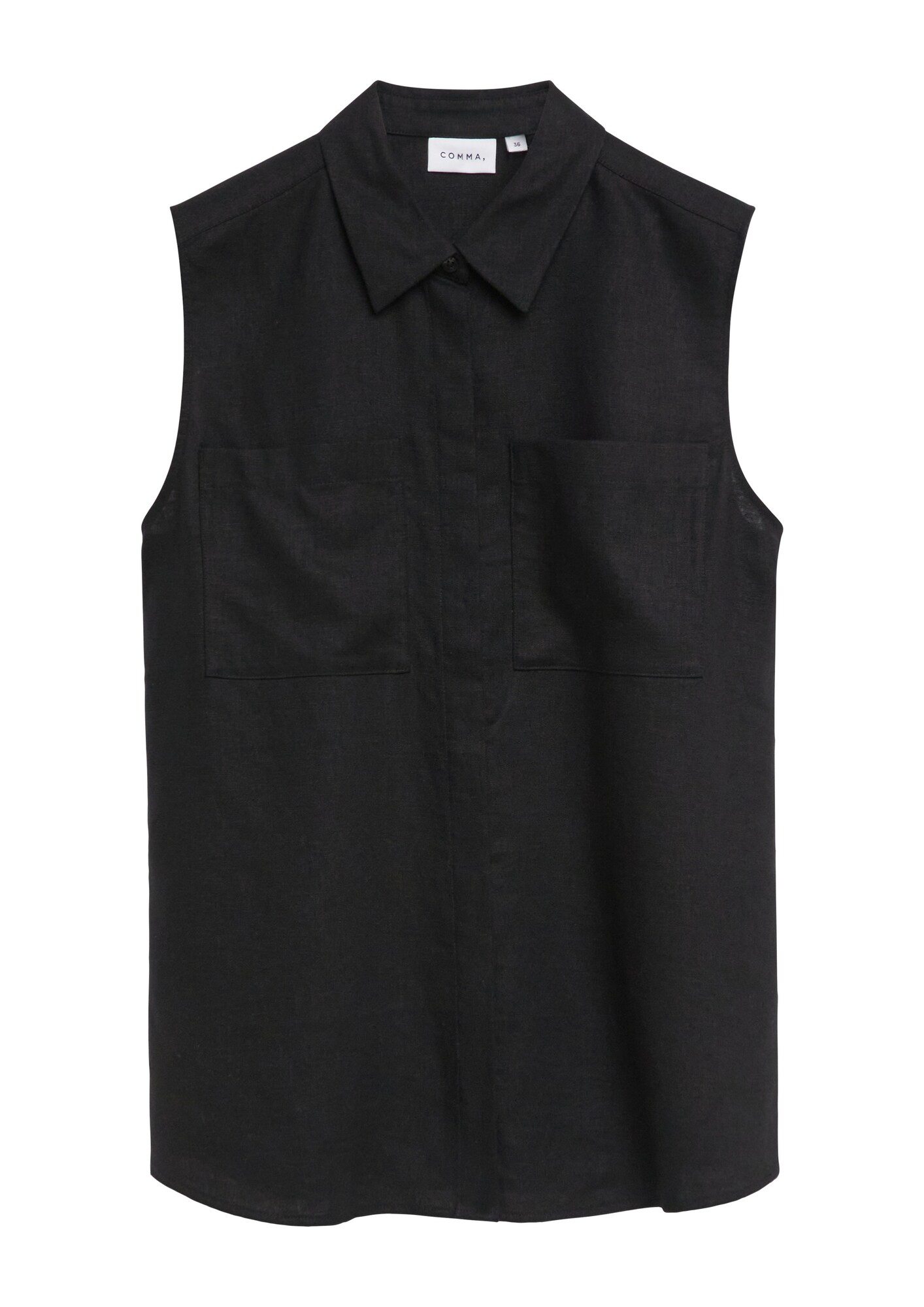 Comma Blouse Zwart