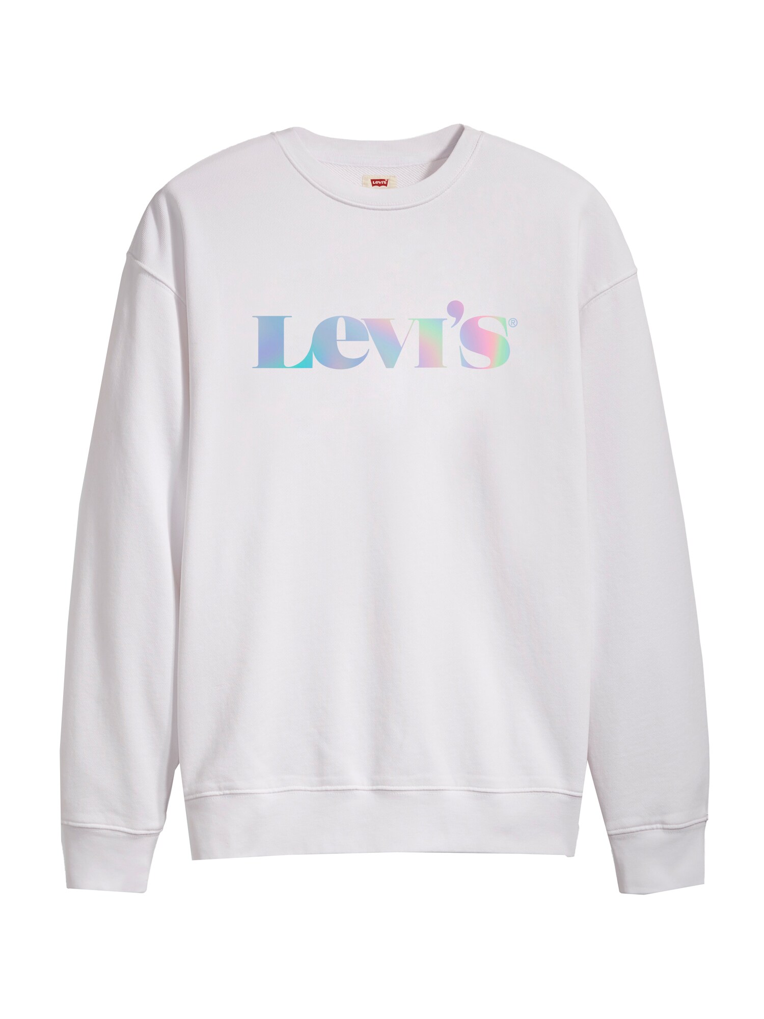 LEVI'S Megztinis be užsegimo 'RELAXED T2 GRAPHIC CREW'  balta