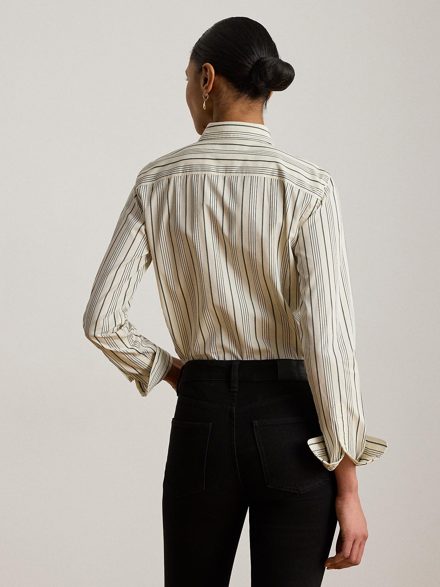 Lauren Ralph Lauren Blusa crema / negro – imagen 3