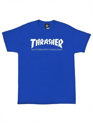 THRASHER Camiseta 'SKATE MAG'  azul real