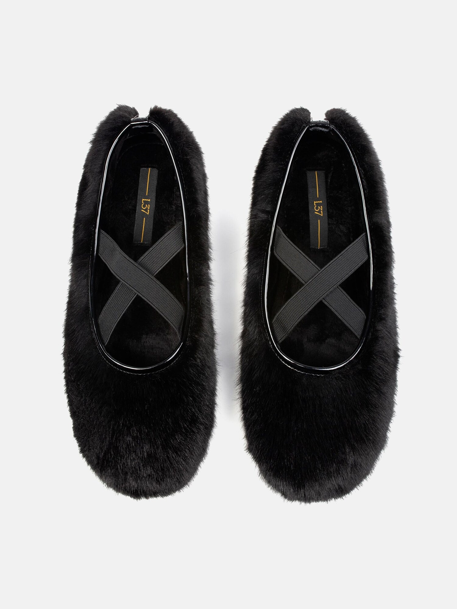 L37 HANDMADE SHOES Slip On cipele 'BLACK LOTUS' crna