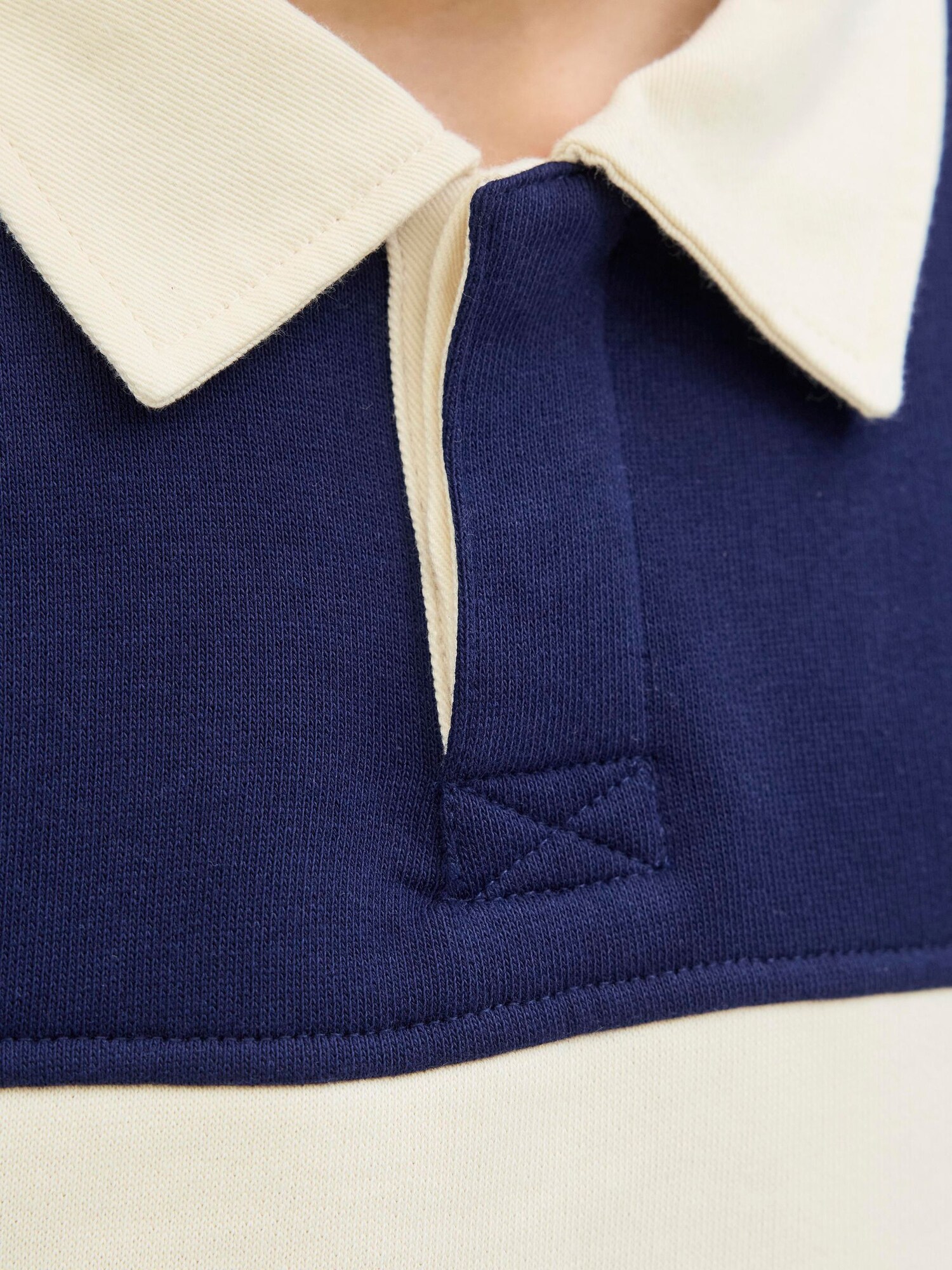 Jack & Jones Junior Mikina slonová kosť / indigo (obrázok 3)