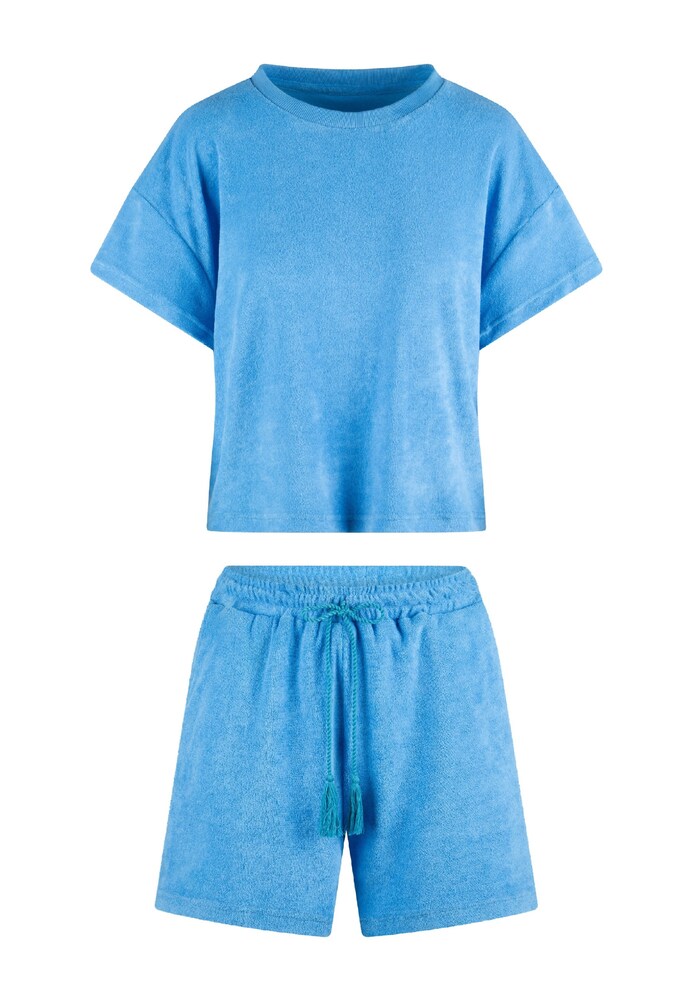 LingaDore Pyjama Damen Größe L blau Winterkleid