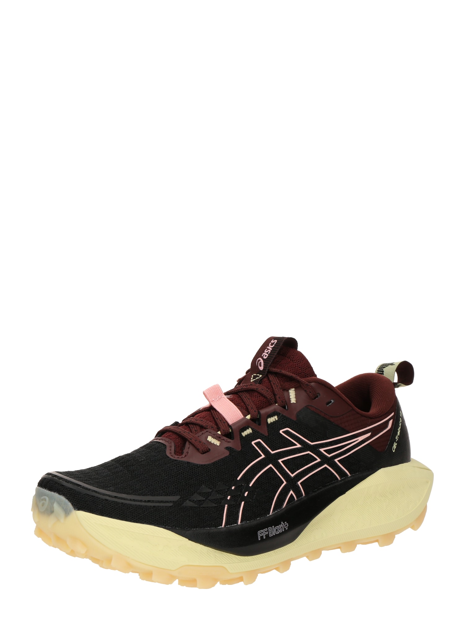 ASICS Sneaker de alergat GEL-Trabuco 13  ciocolatiu / galben lămâie / roz pastel / negru