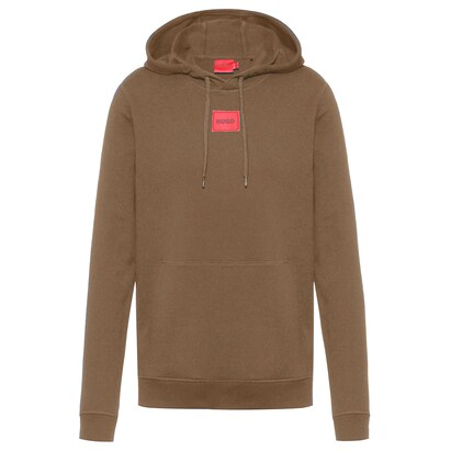 HUGO Sweatshirt ‘Daratschi214’ Bruin / Rood