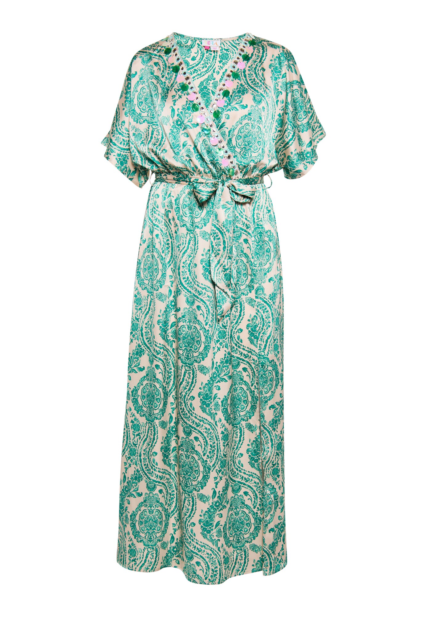 IZIA Rochie  bej / albastru deschis / verde / roz