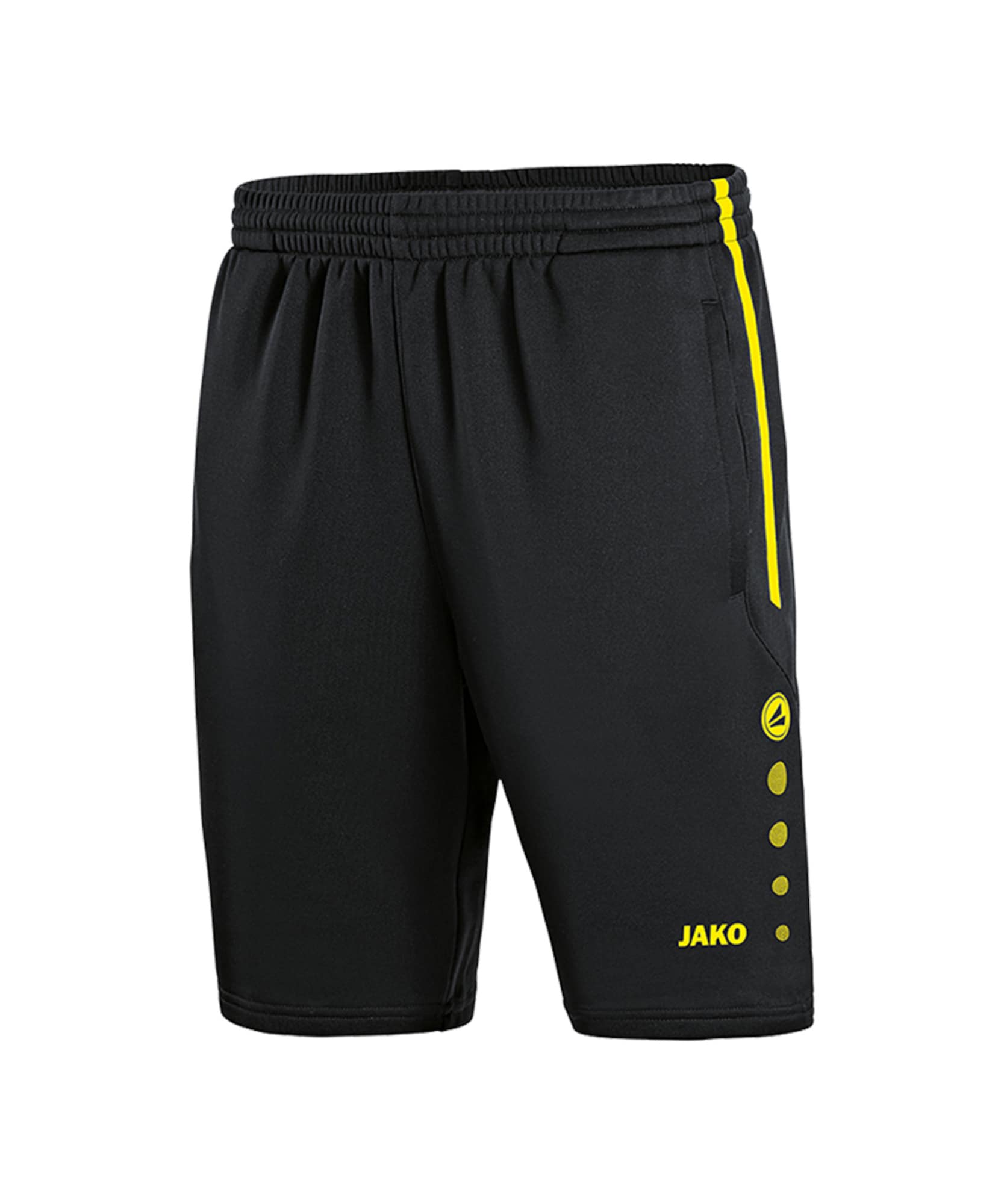 JAKO Pantaloni sport  galben / negru