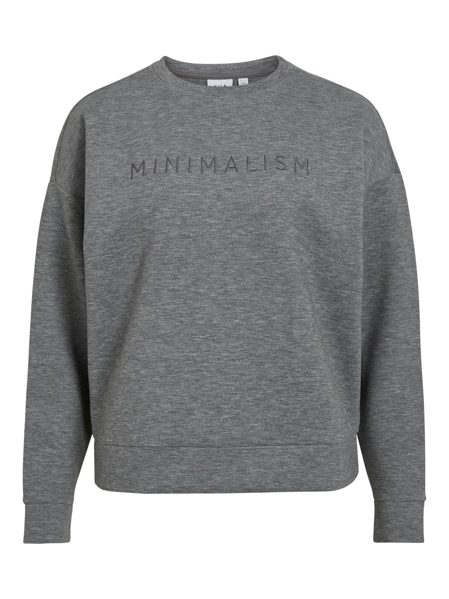 Vila Sweatshirt 'VIReflect' Donkergrijs