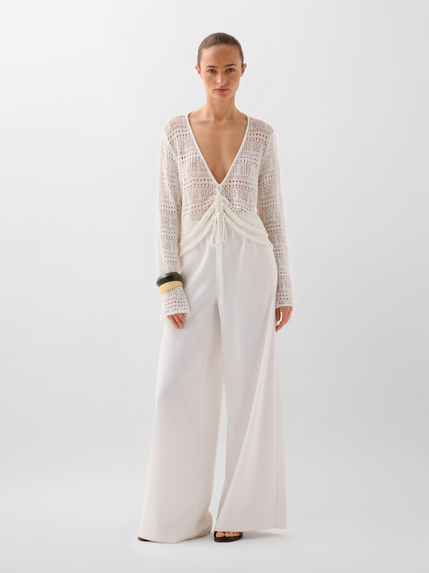 Thumbnail - Scalpers Front Pointelle Jumper