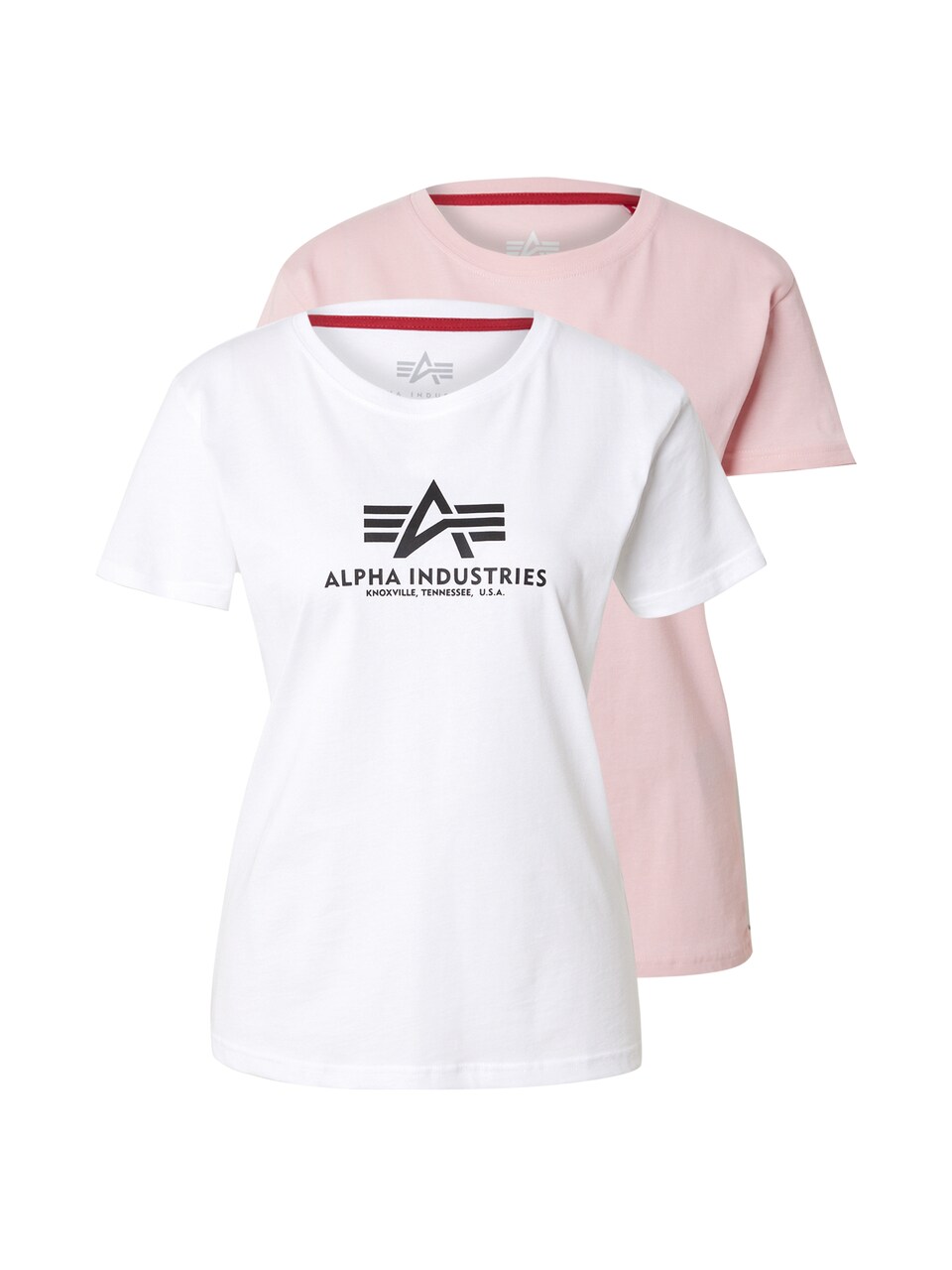 T-shirt gammalrosa / svart