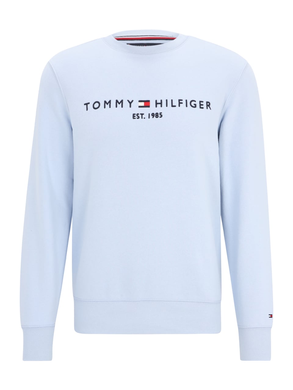 Sweatshirt 'Logo Embroidery Flex' marinblå / ljusblå / röd