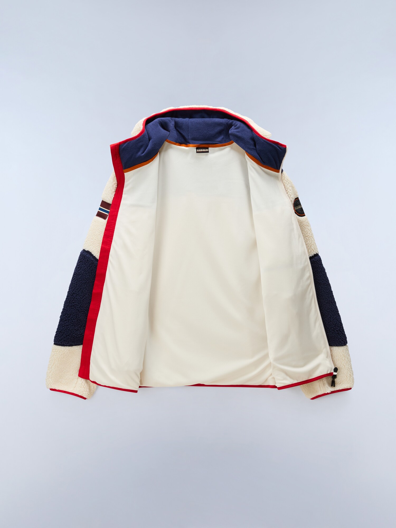 NAPAPIJRI Chaqueta polar 'Yupik' azul / navy / blanco – imagen 3