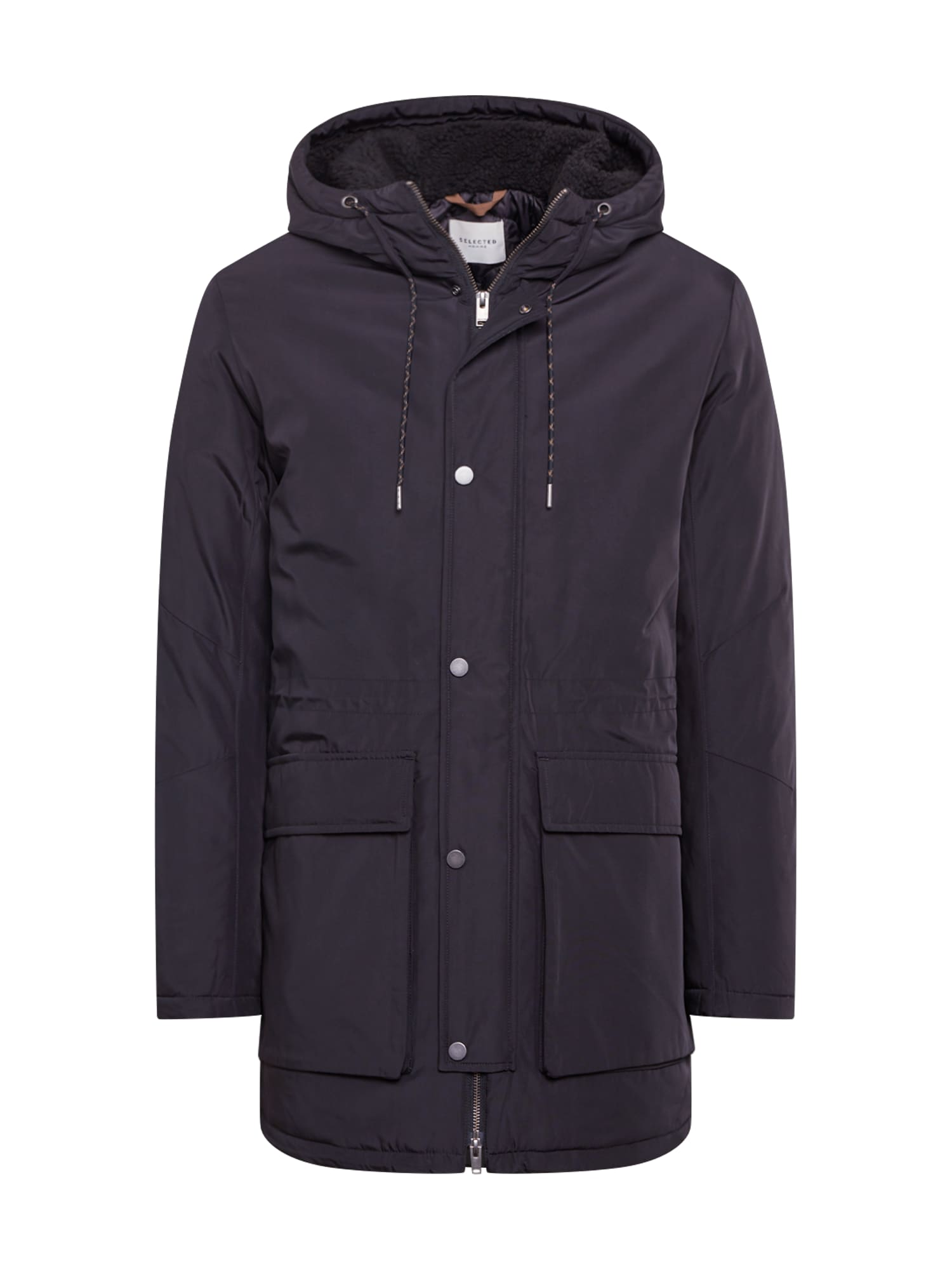 SELECTED HOMME Ilga rudeninė-žieminė striukė 'SLHLEO'  juoda