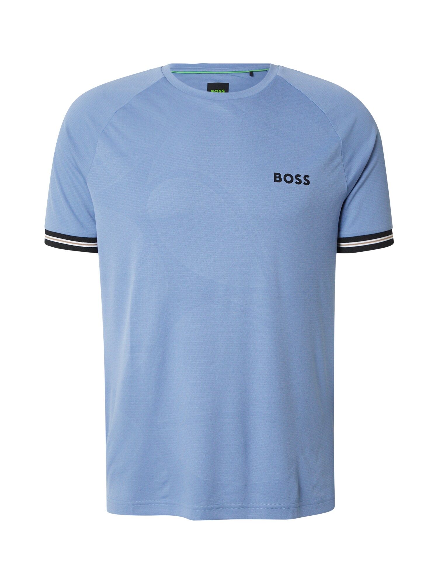 BOSS Tricou funcțional 'Serve 2'  bej închis / albastru deschis / negru / alb