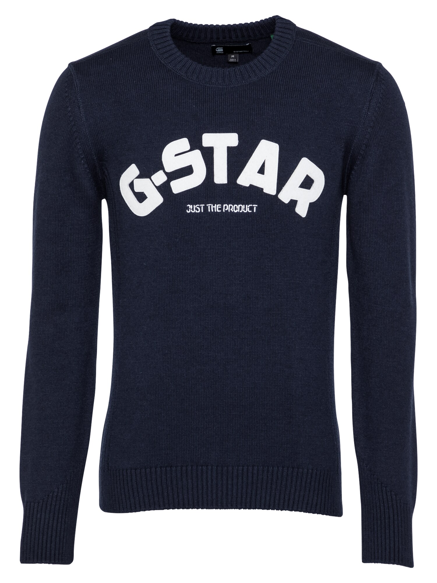 G-Star RAW Megztinis  tamsiai mėlyna / balta