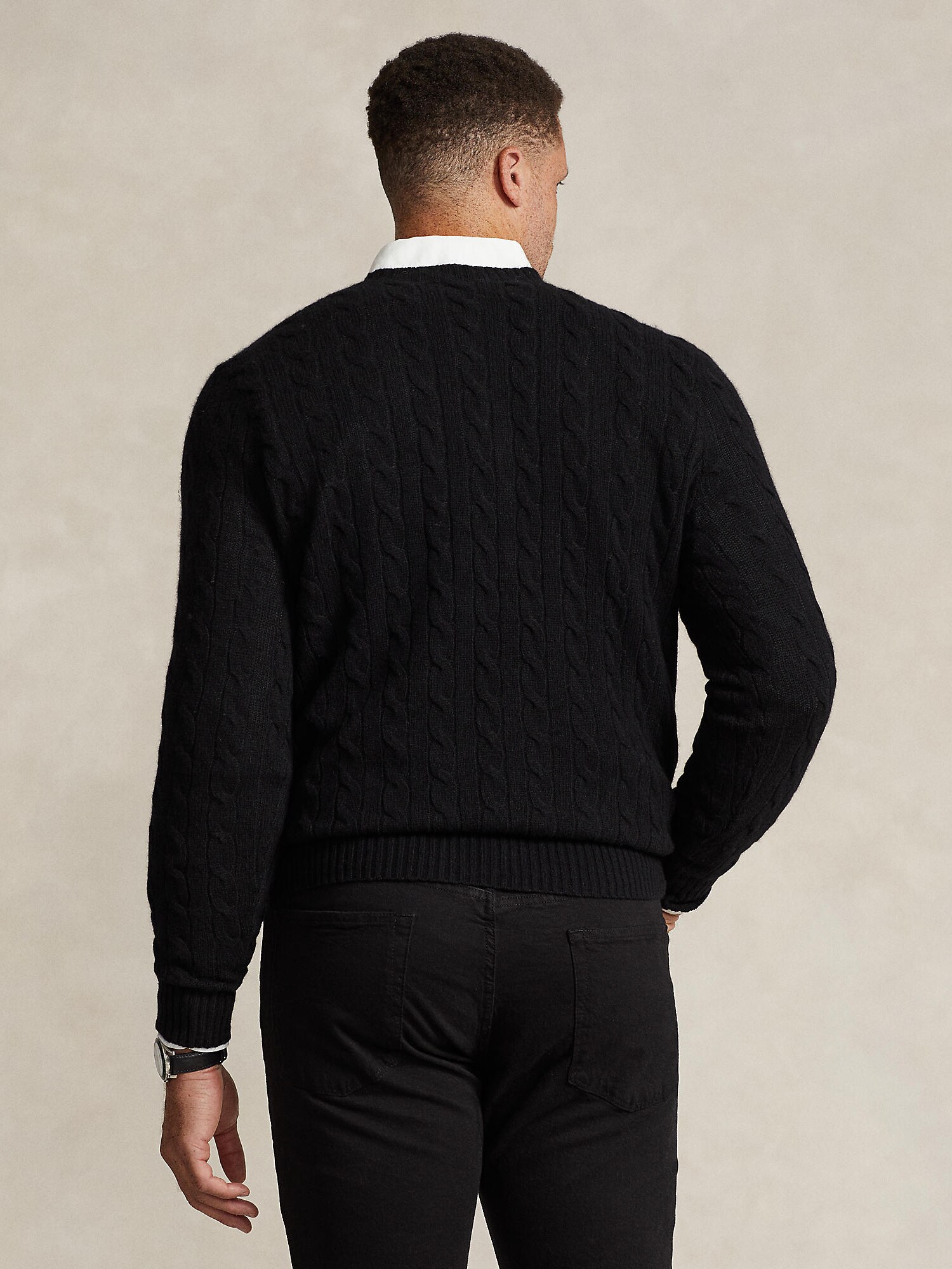 Polo Ralph Lauren Big & Tall Sveter čierna (obrázok 3)