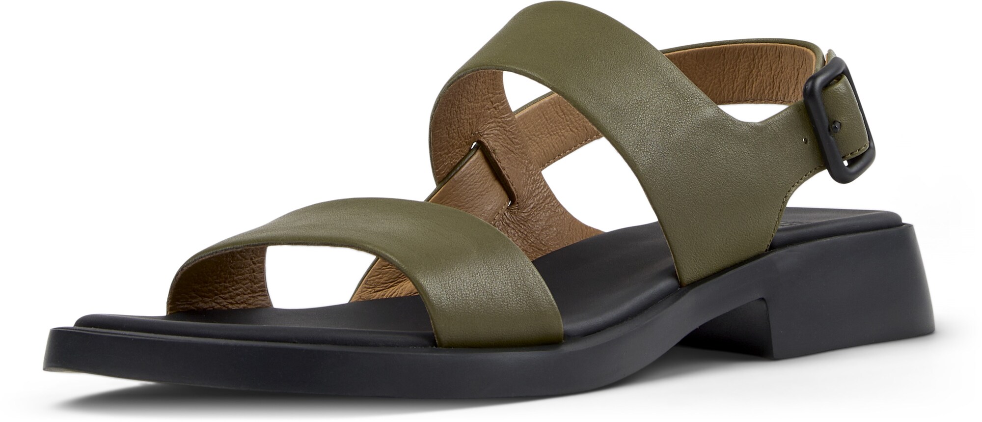 Camper Sandalen Met Riem ' Dana ' Olijfgroen