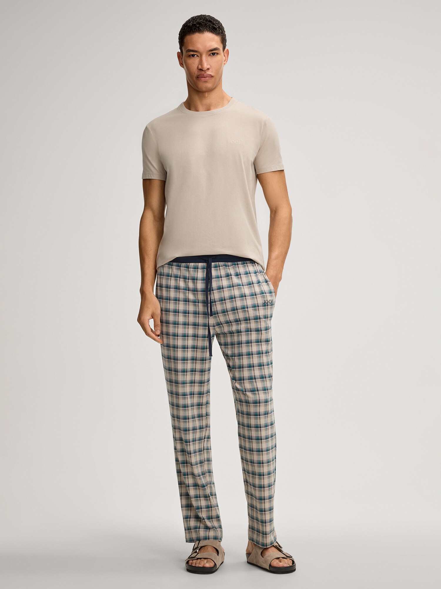 JOOP! Pantalón beige / verde – imagen 3