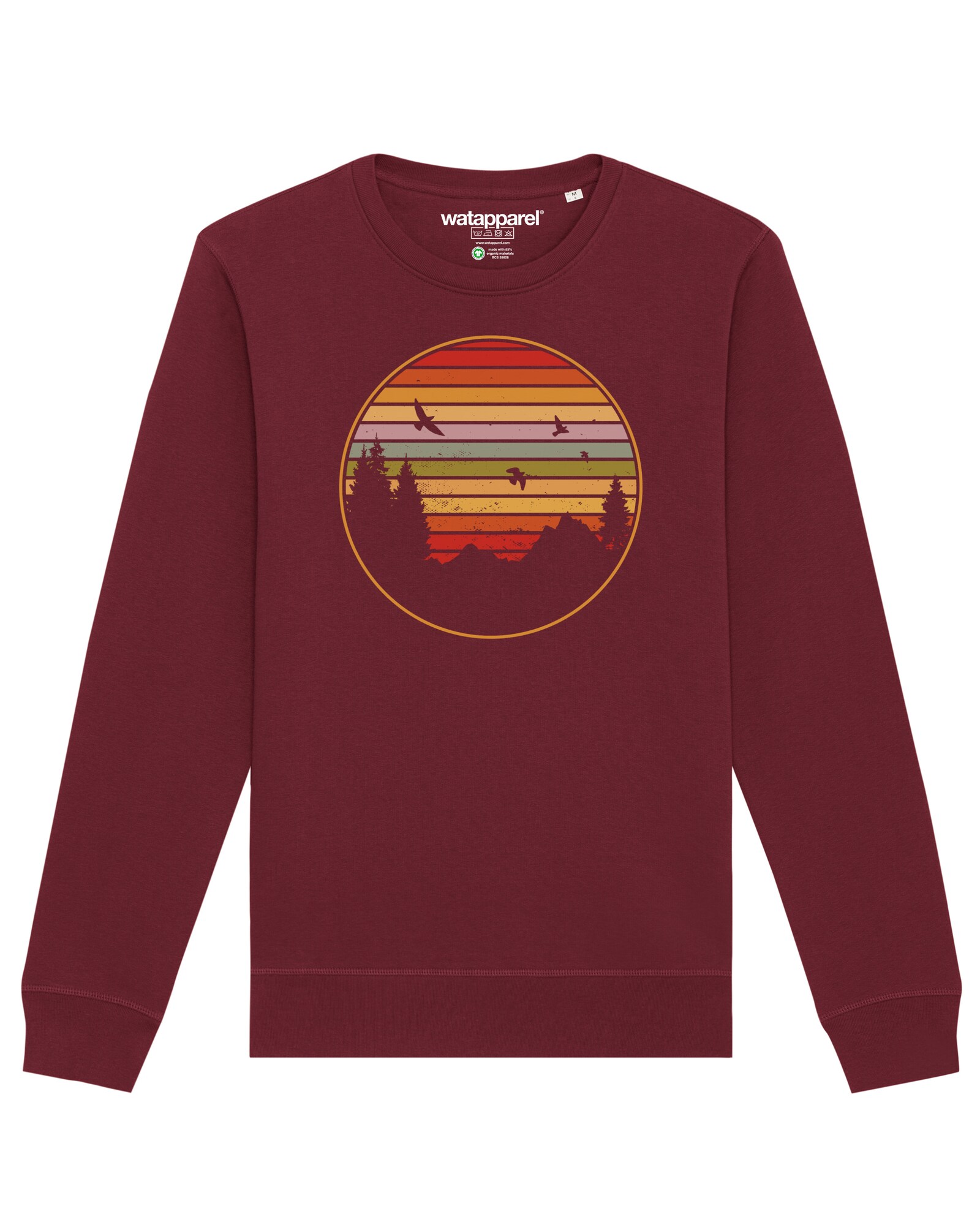 Thumbnail - Sweatshirt ' Sunset Berge & Tannen '