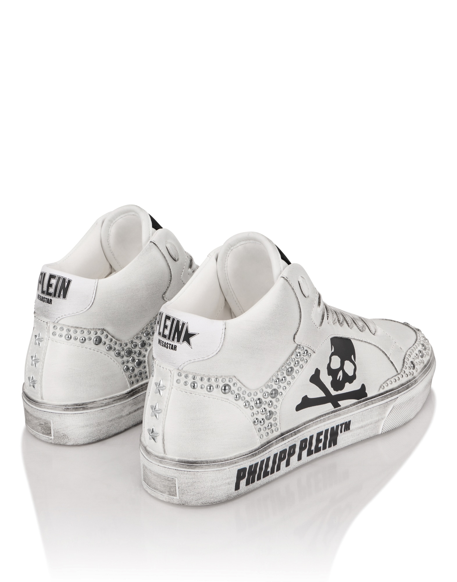 Philipp Plein Zapatillas deportivas altas blanco – imagen 3