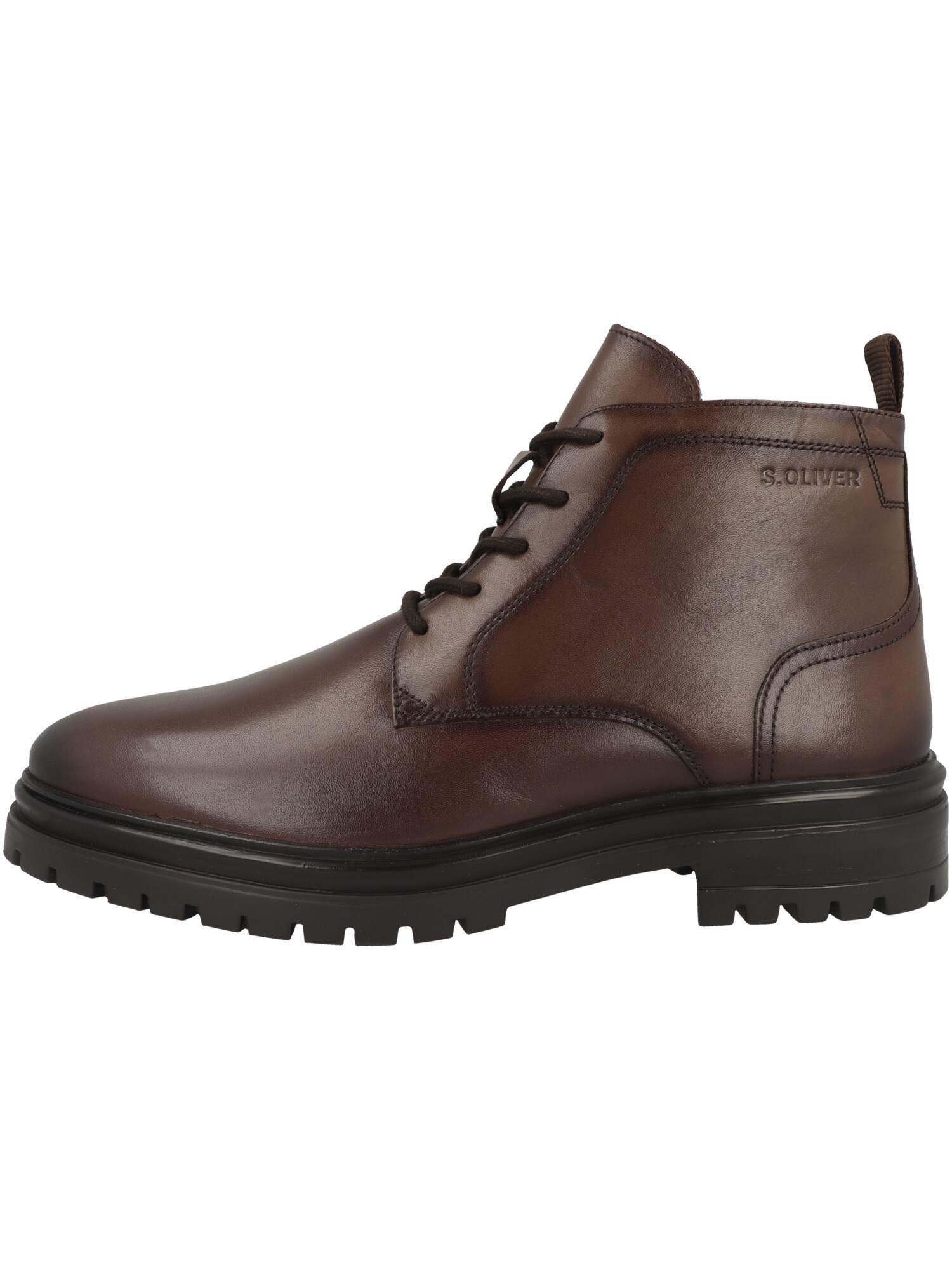 s.Oliver Botas con cordones  marrón / negro