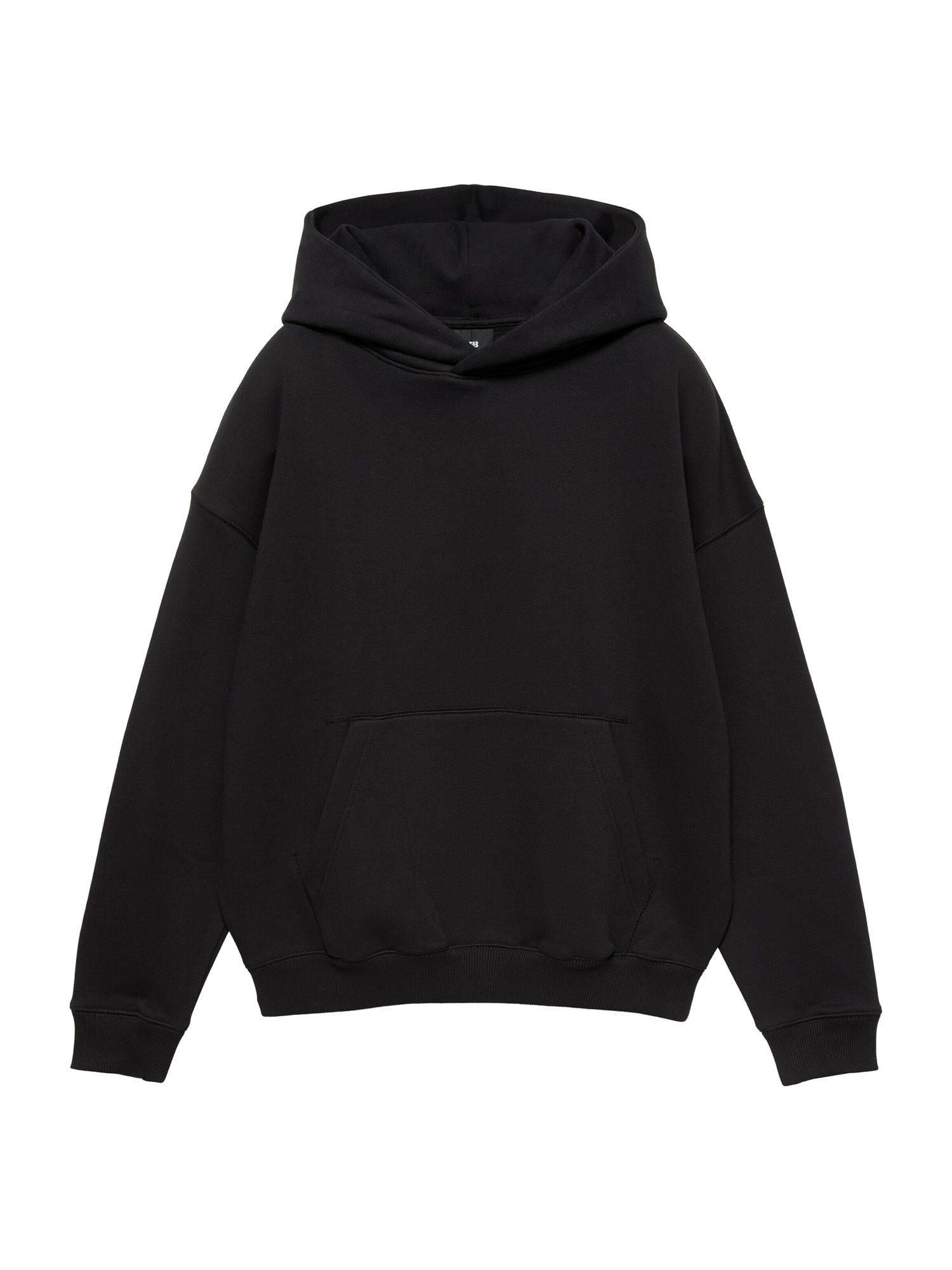 Pull&Bear Bluză de molton negru