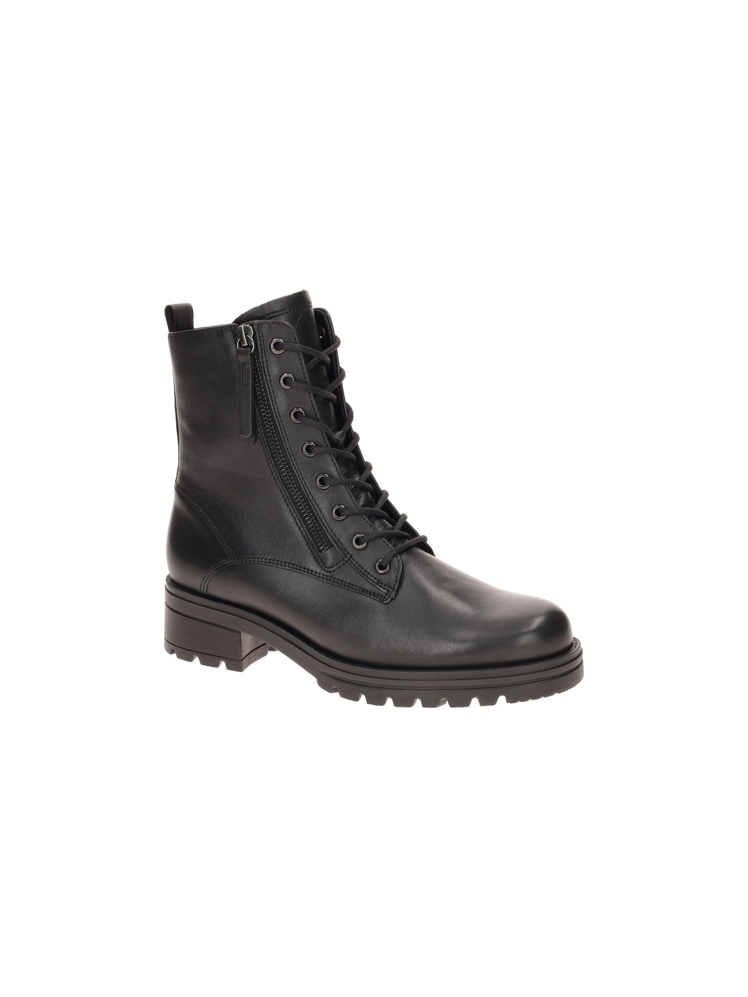 Gabor Boots Gabor Plateau Stiefelette Schwarz Glattleder 8027.03.001