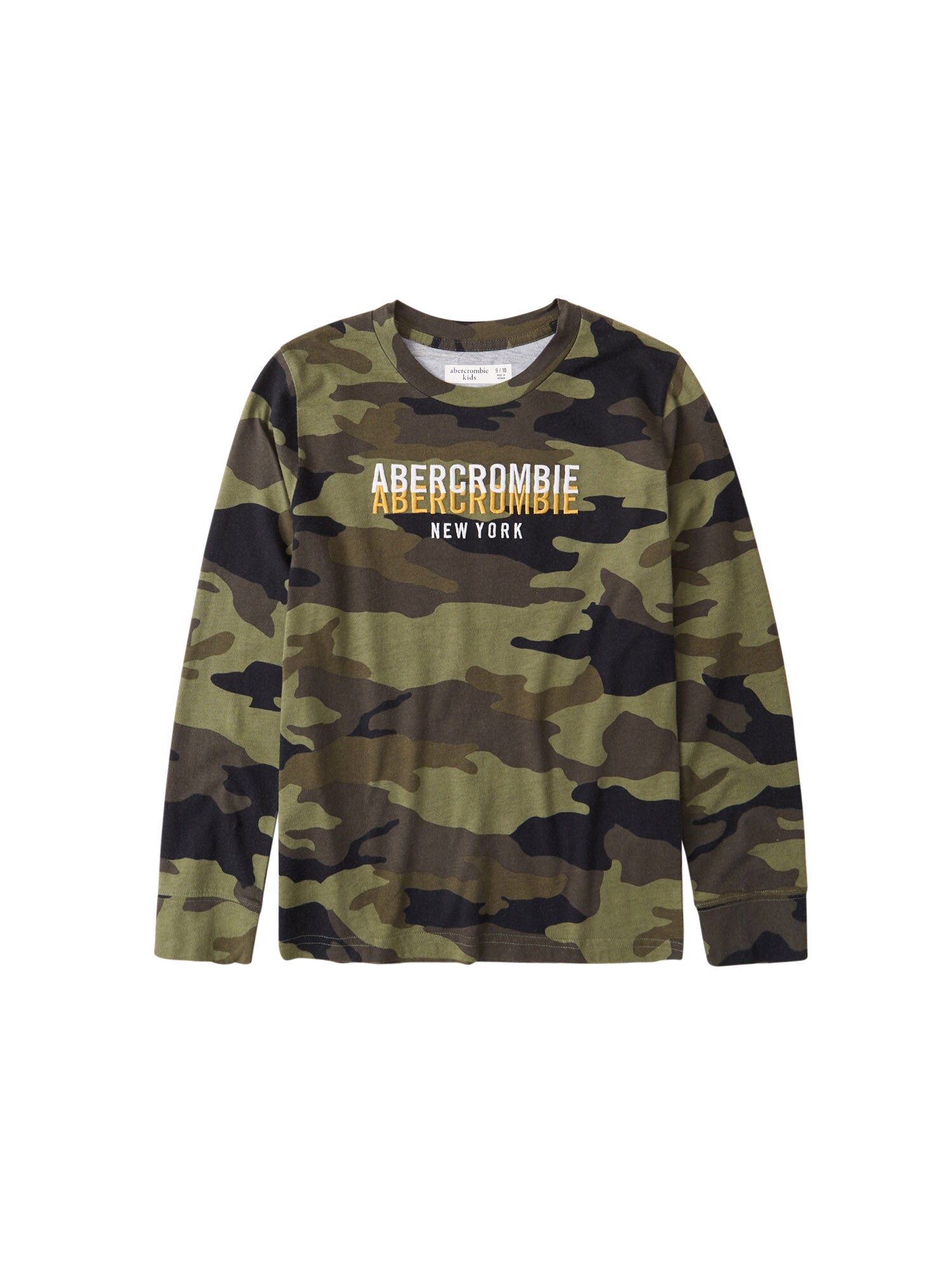 Abercrombie & Fitch Marškinėliai  tamsiai žalia / ruda / kaštoninė spalva / alyvuogių spalva / balta