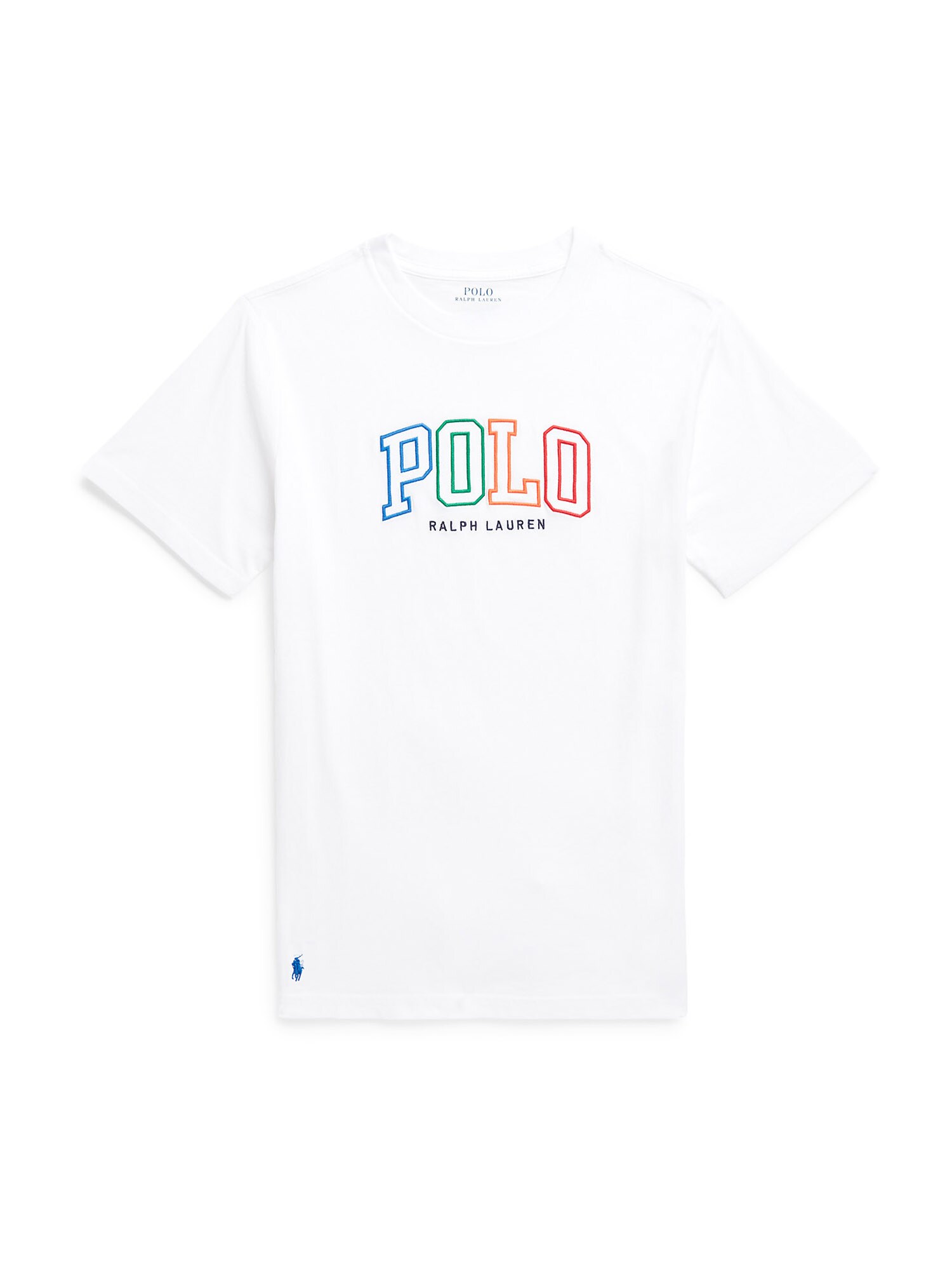 Polo Ralph Lauren Тениска  кралско синьо / тревнозелено / корал / бяло