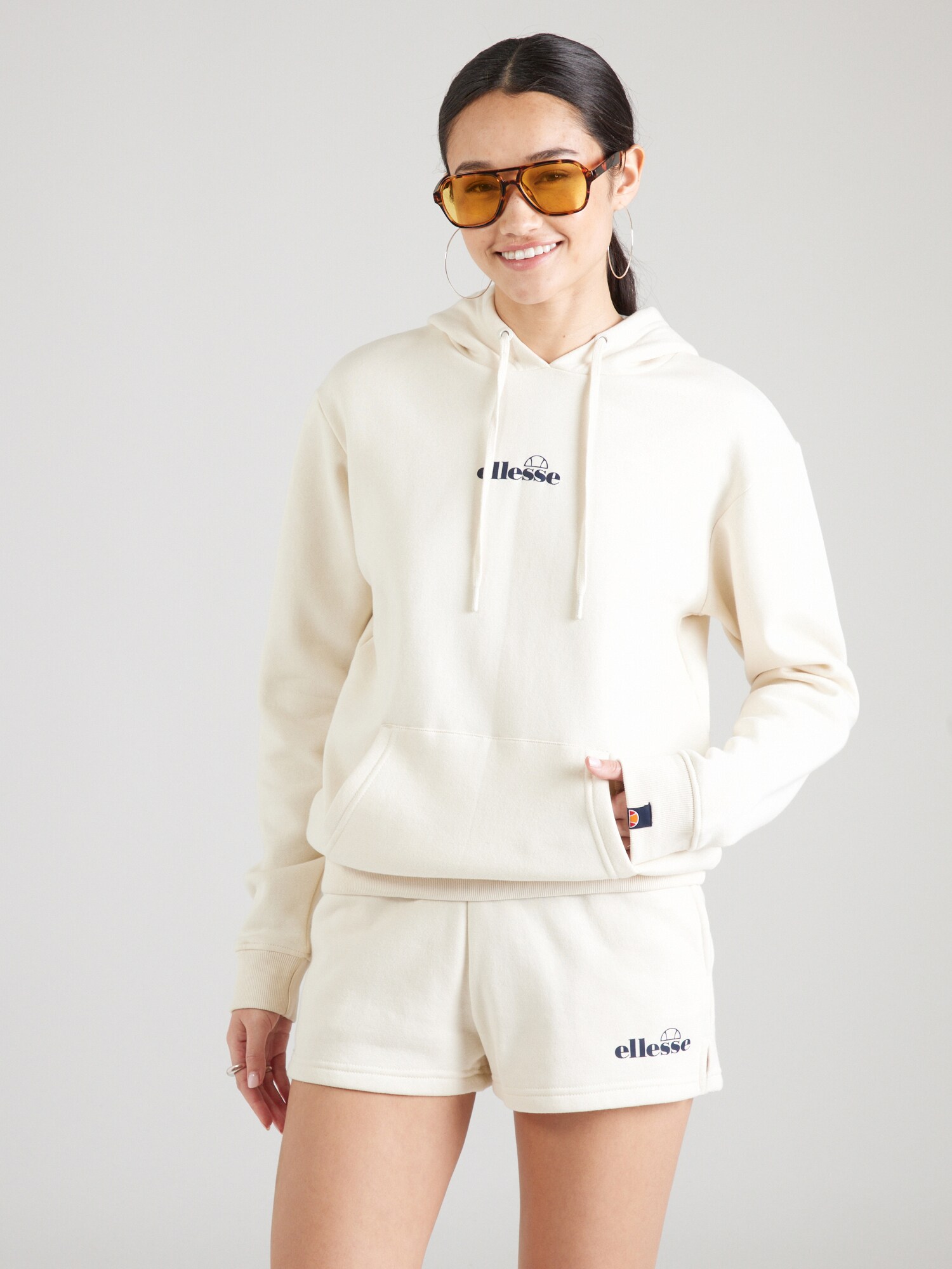 ELLESSE Tréning póló 'JAZANA'  tengerészkék / piszkosfehér termék 2. képe
