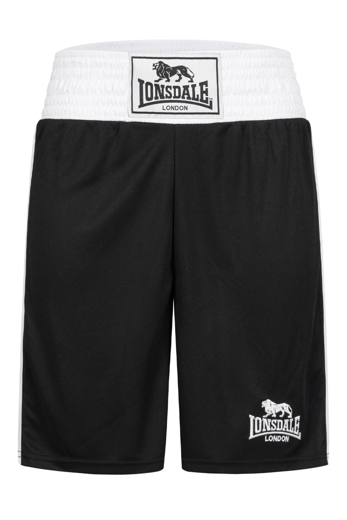 LONSDALE Pantaloni sport  negru / alb