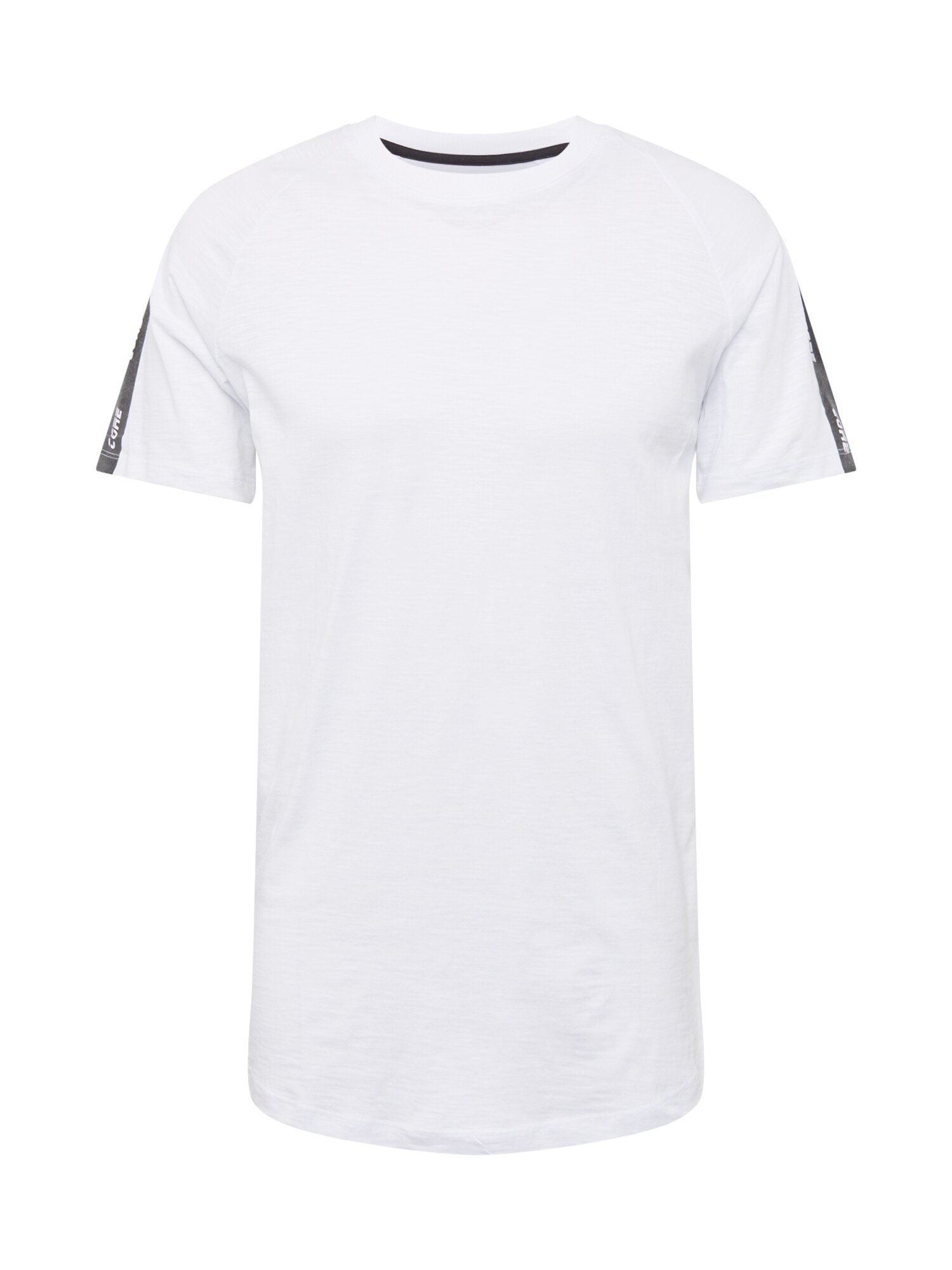 JACK & JONES Marškinėliai 'CURVE TRAIN'  balta / tamsiai mėlyna