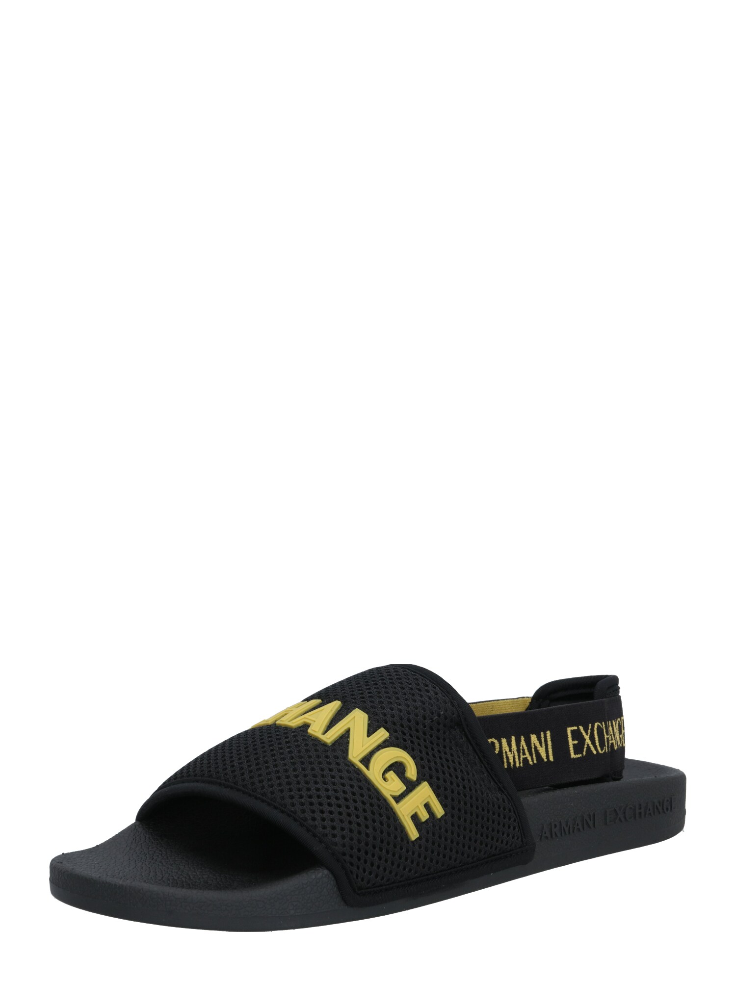 ARMANI EXCHANGE Sandalai  geltona / juoda