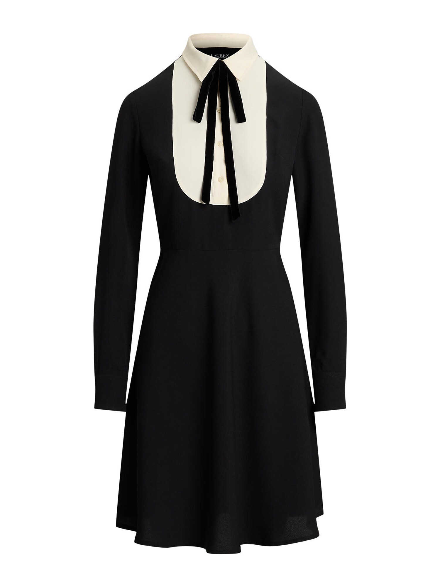 Lauren Ralph Lauren Rochie tip bluză LEYTHIA  negru / alb