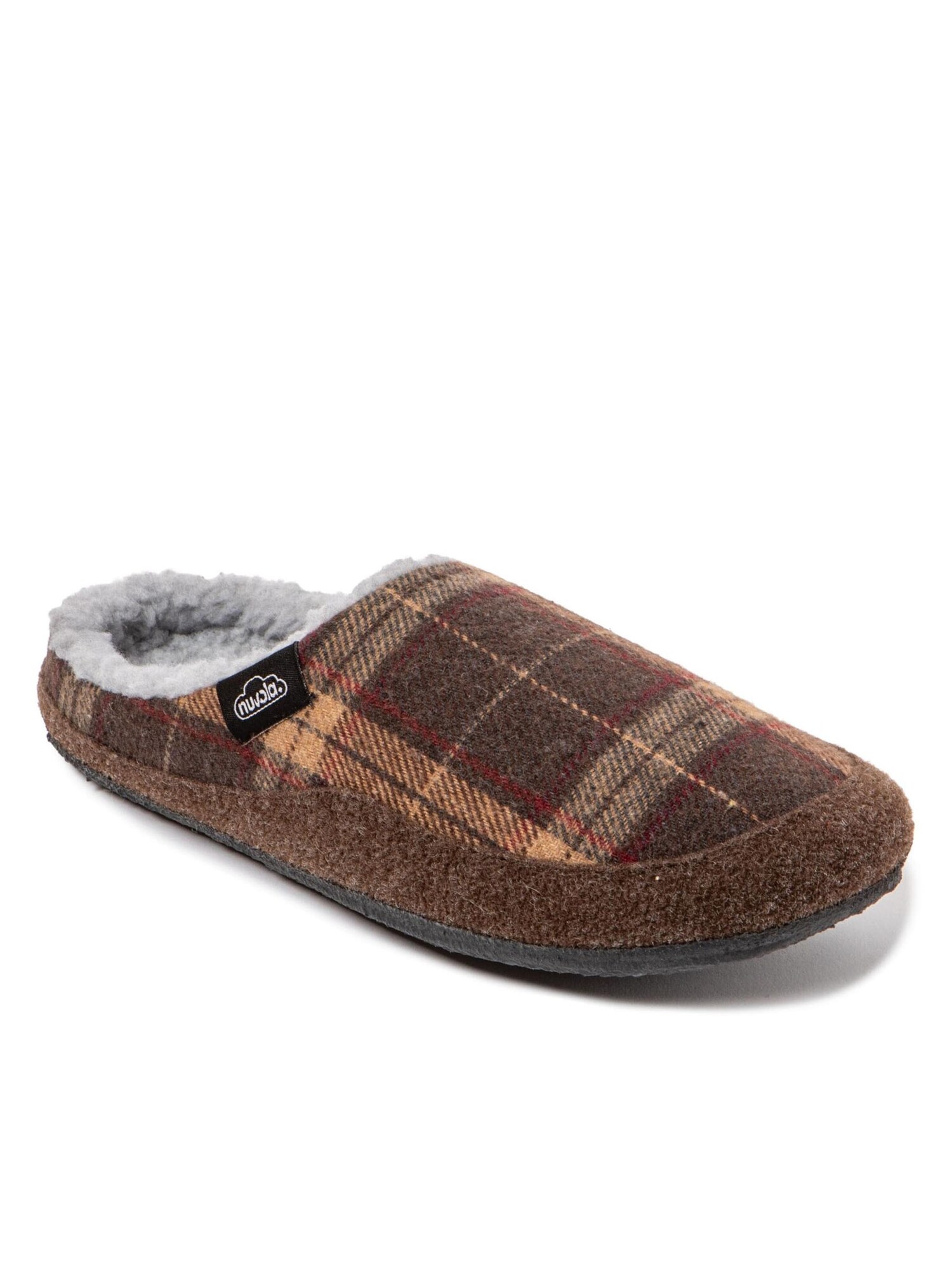 Nuvola. Zapatillas de casa 'Zueco Nessy'  marrón