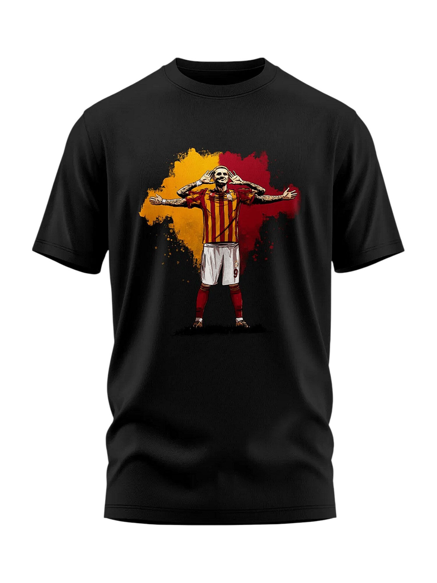 Galatasaray Tricou funcțional Galatasaray Icardi  portocaliu / roșu / negru