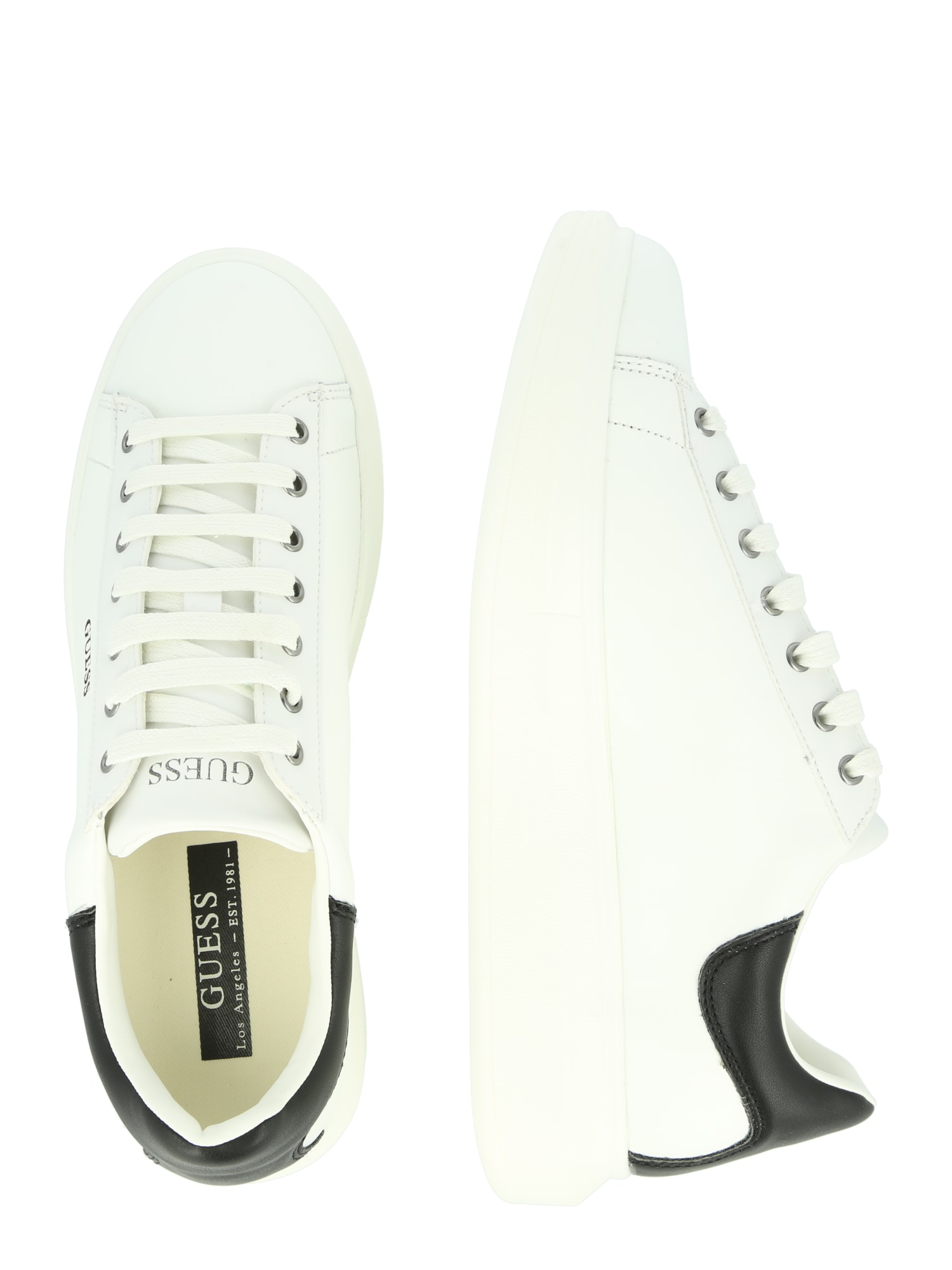 GUESS Sneakers low 'SALERNO'  white / black