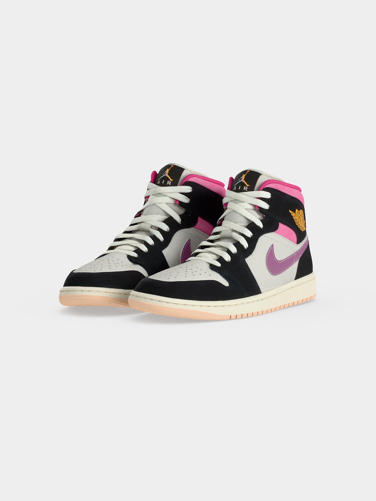 Jordan Zapatillas deportivas altas 'Air Jordan 1 Mid SE' orquidea / rosa / negro / blanco – imagen 3