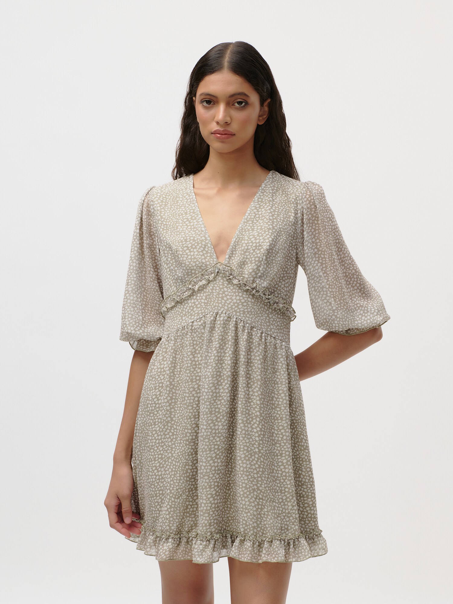 LeGer by Lena Gercke Ruha 'Flavia'  khaki / fehér termék 2. képe