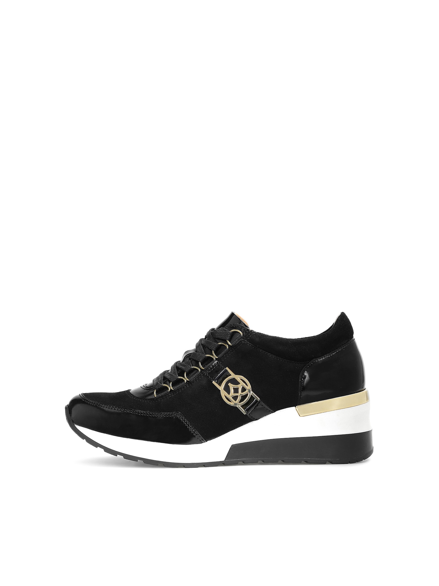 Kazar Спортни обувки с връзки  злато / черно