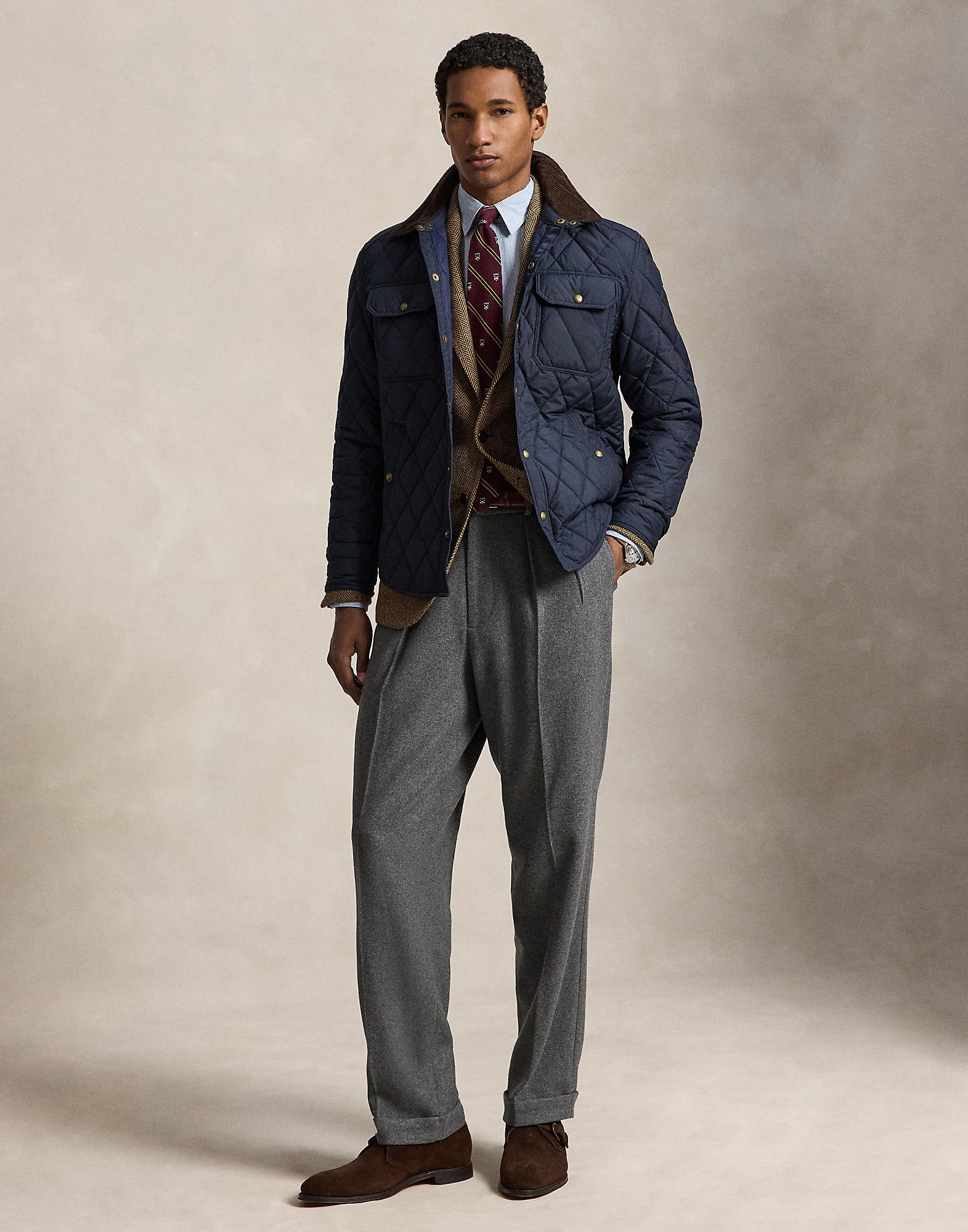 Polo Ralph Lauren Chaqueta de entretiempo  navy – imagen 16
